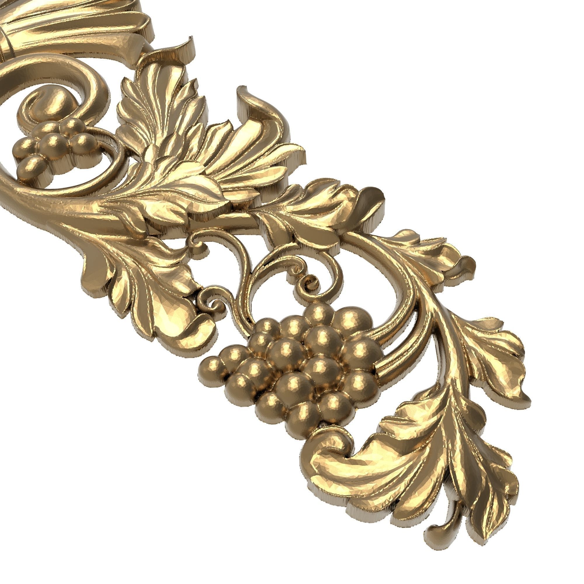 decorative pattern ready for 3D printing 3D model_4