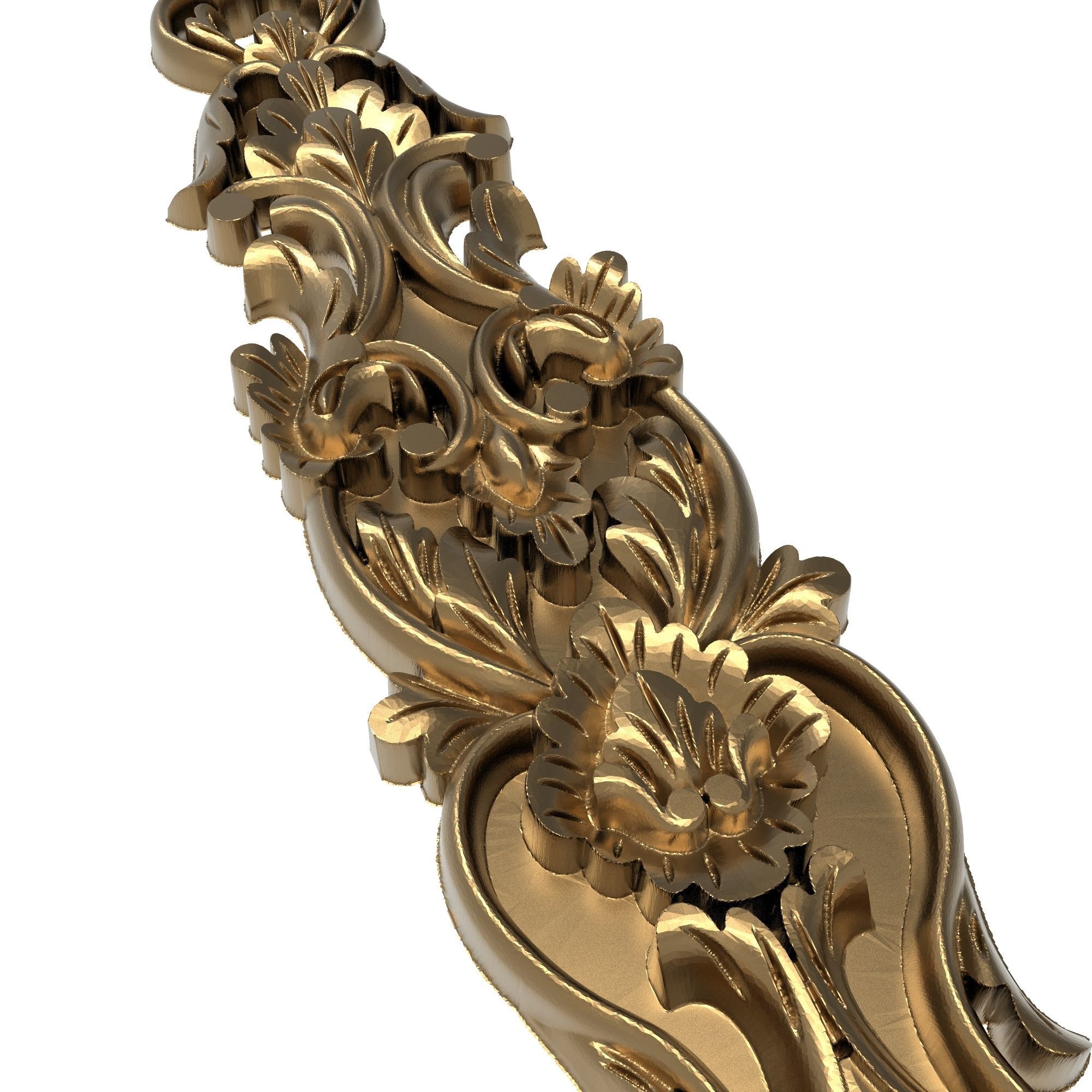 decorative pattern ready for 3D printing 3D model_2