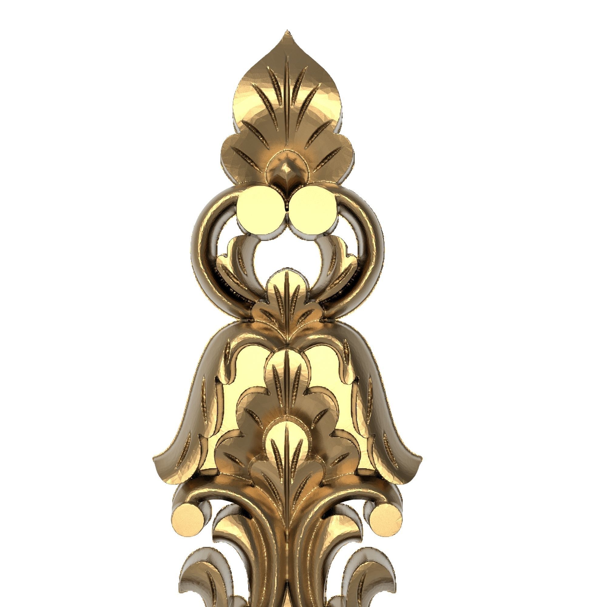 decorative pattern ready for 3D printing 3D model_1