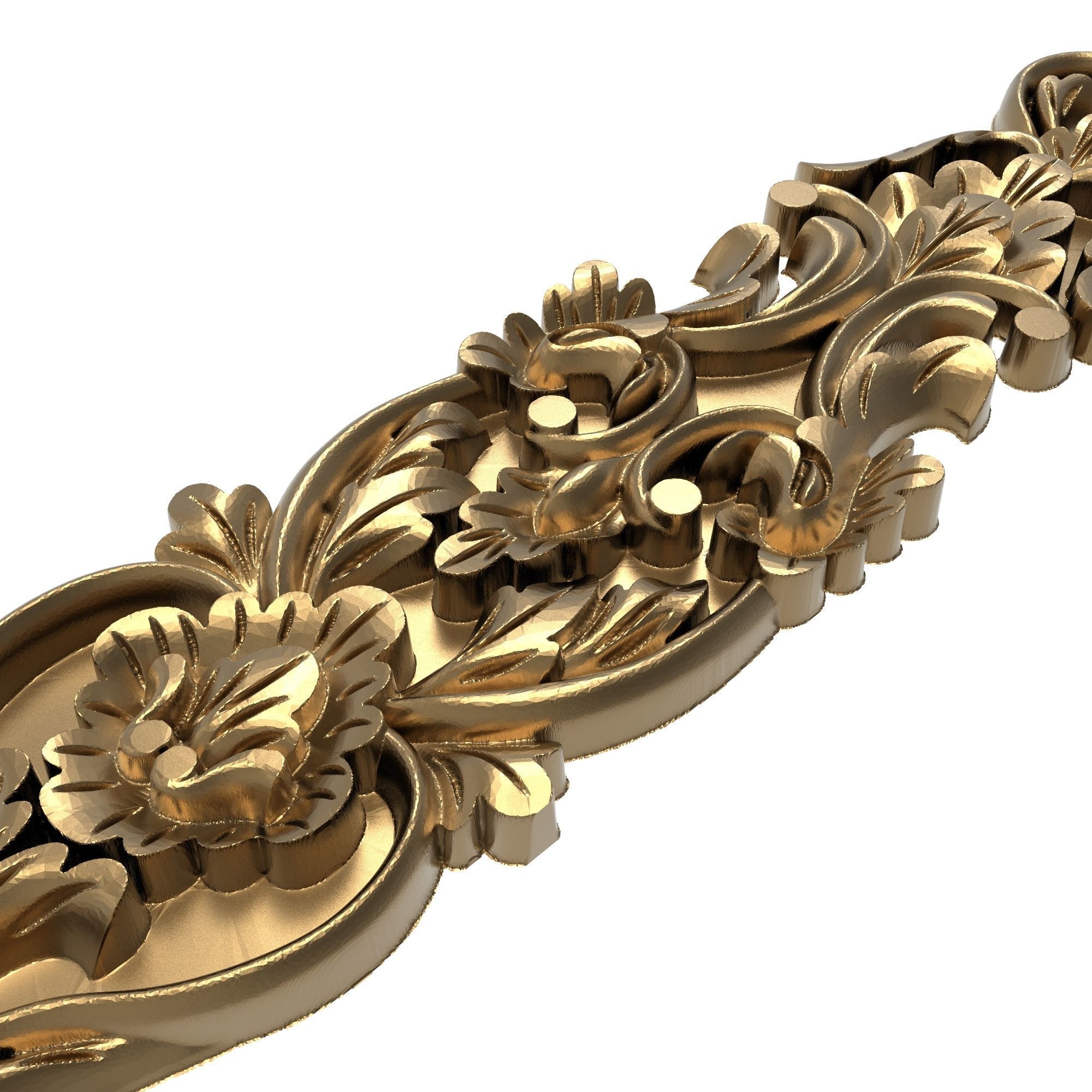 decorative pattern ready for 3D printing 3D model_4