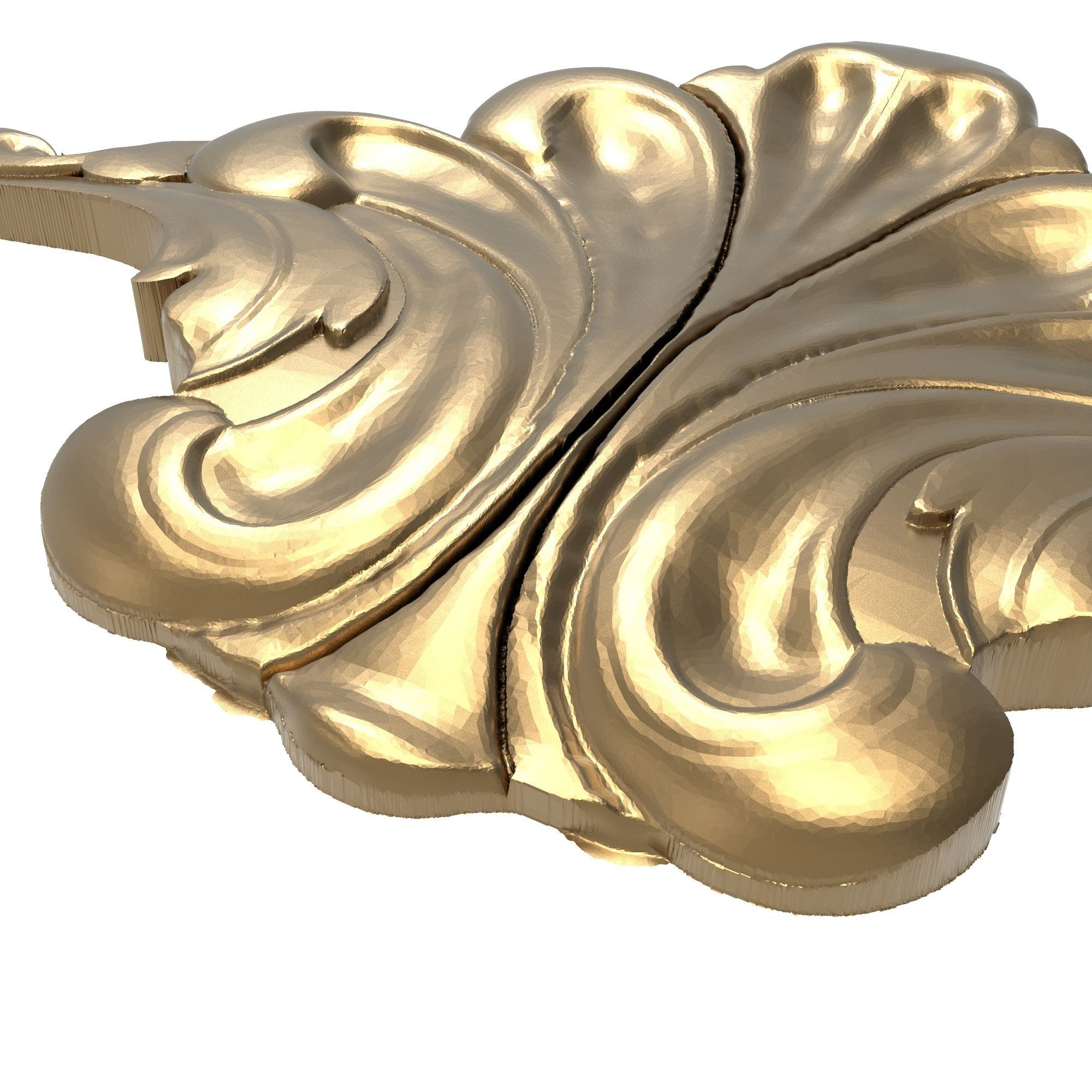 decorative pattern ready for 3D printing 3D model_3