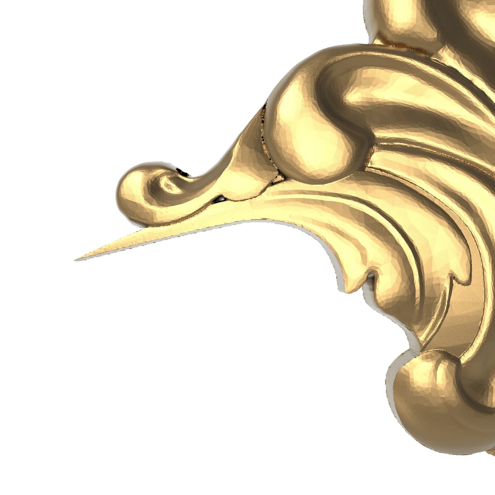 decorative pattern ready for 3D printing 3D model_2