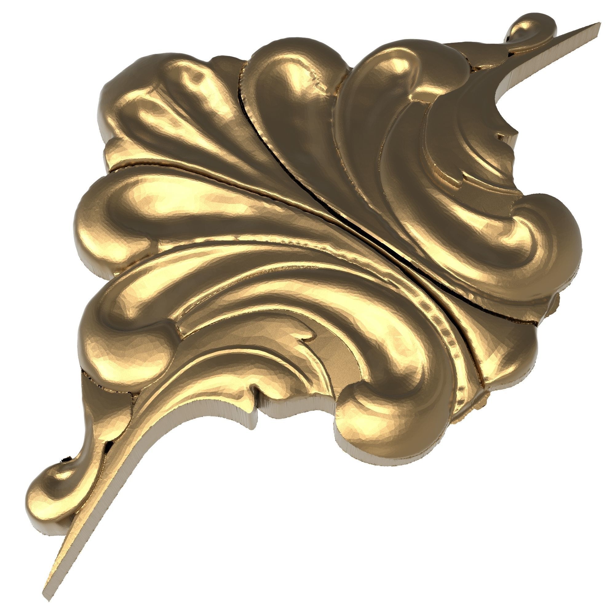 decorative pattern ready for 3D printing 3D model_6