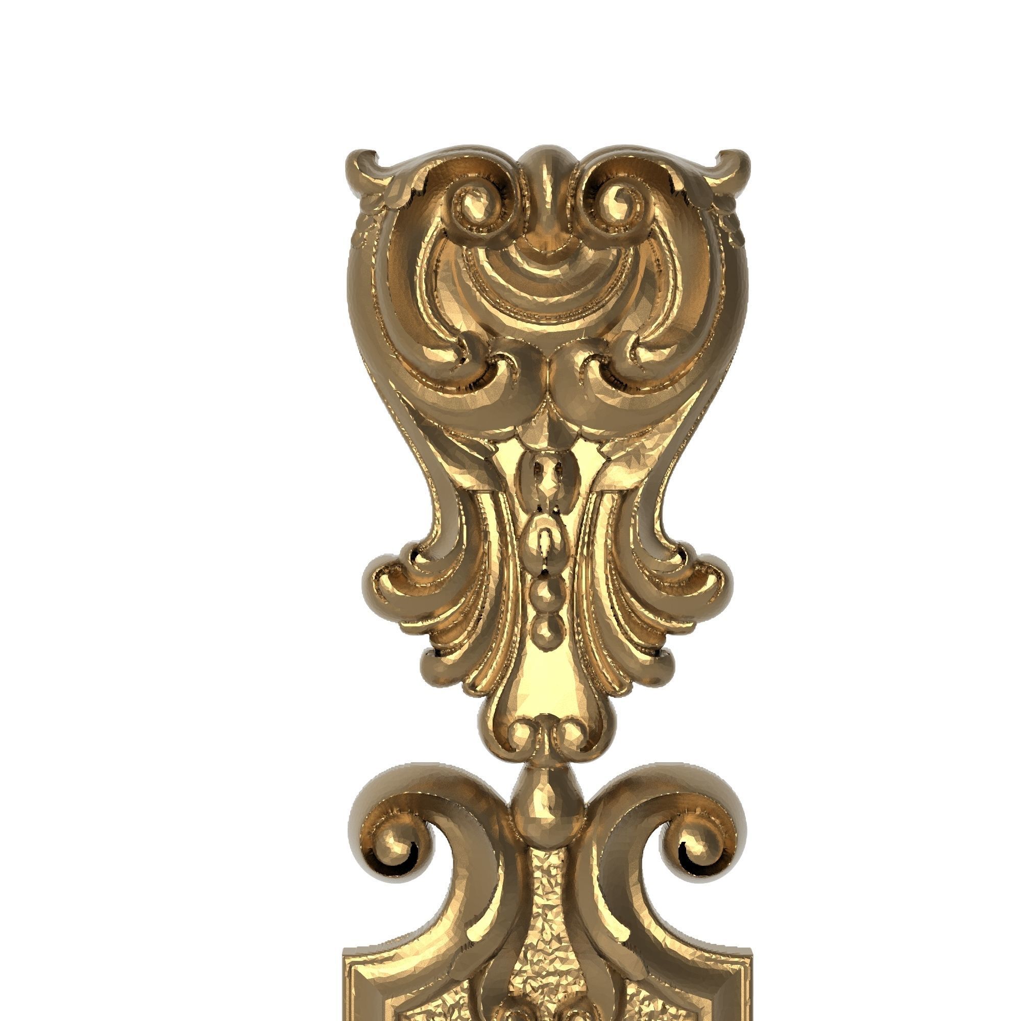 decorative pattern ready for 3D printing 3D model_1