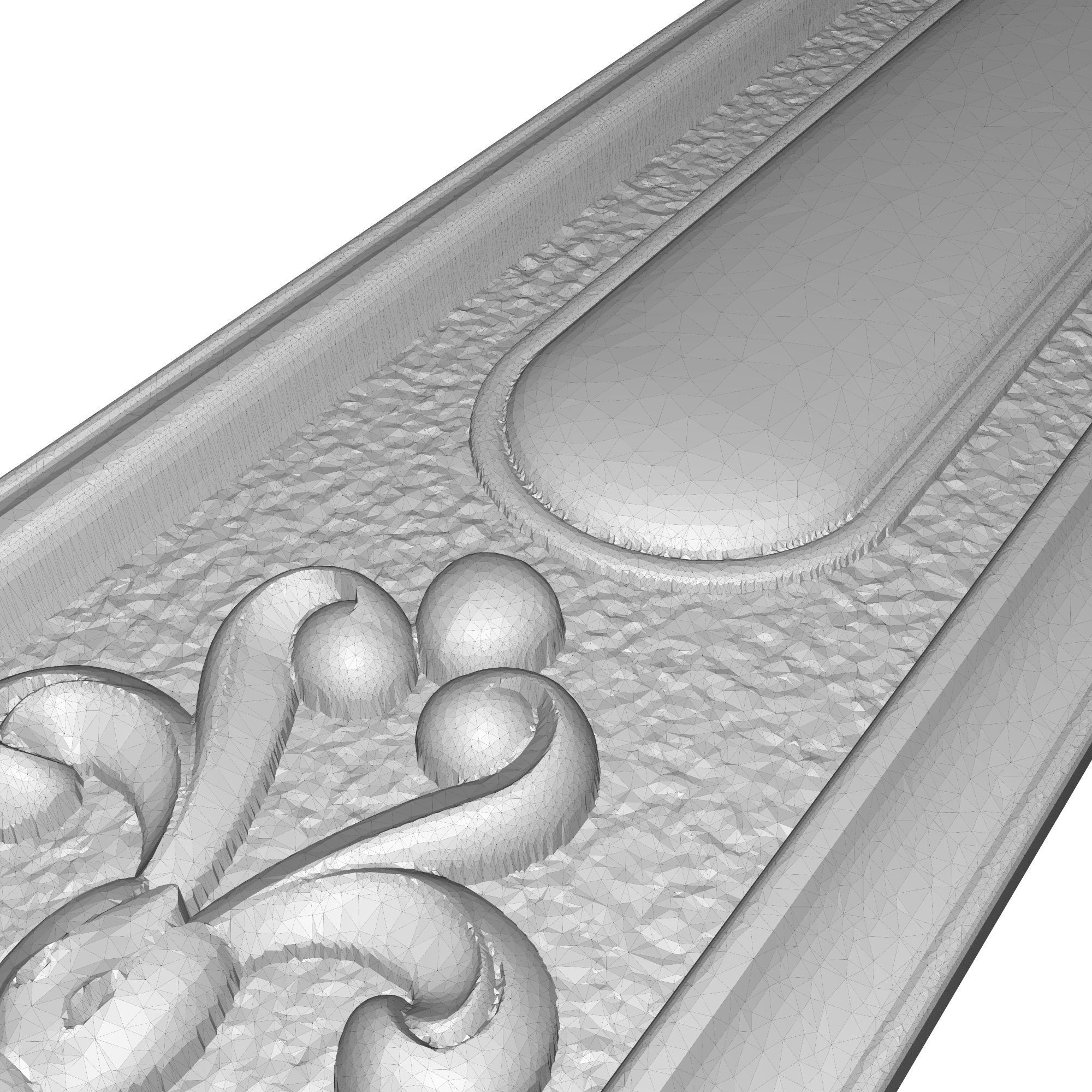 decorative pattern ready for 3D printing 3D model_6