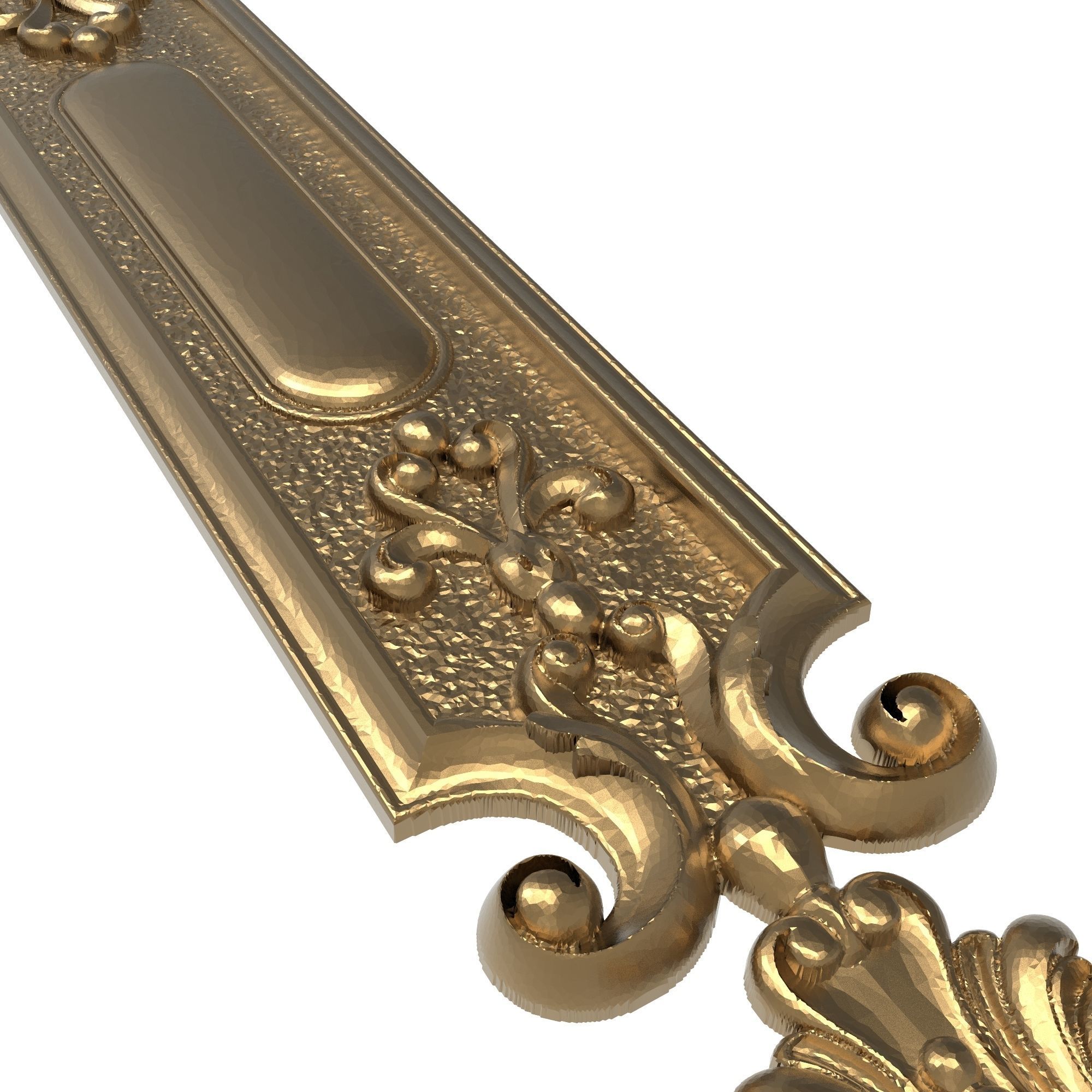 decorative pattern ready for 3D printing 3D model_2