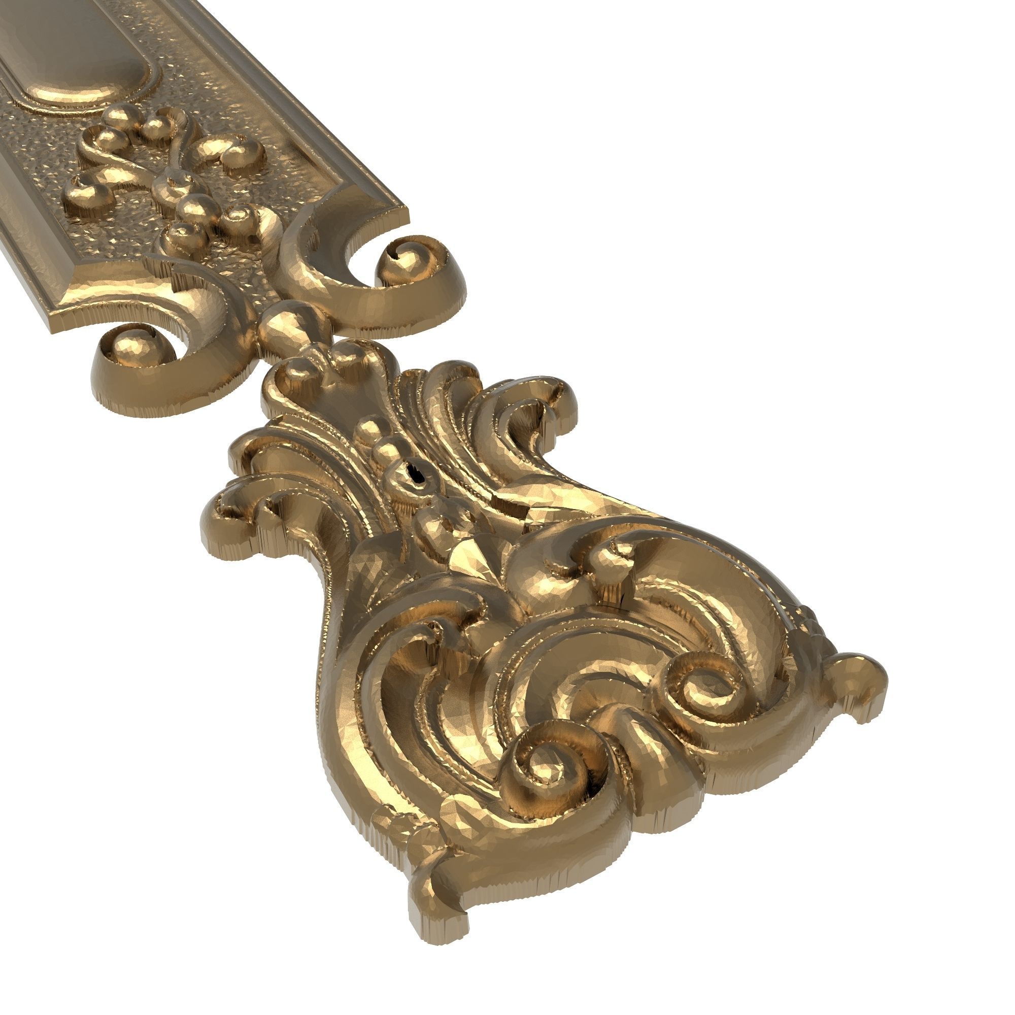 decorative pattern ready for 3D printing 3D model_3