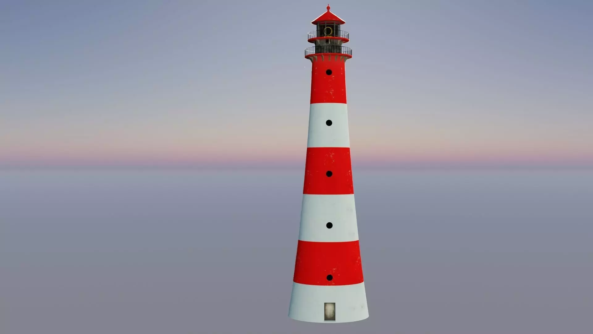 Lighthouse 3D model PBR materials 4K Low-poly 3D model_0