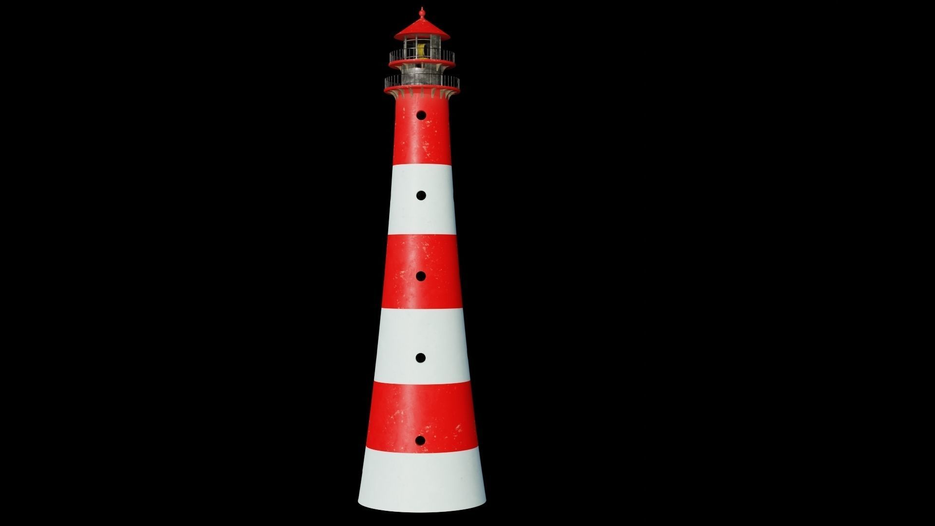 Lighthouse 3D model PBR materials 4K Low-poly 3D model_13