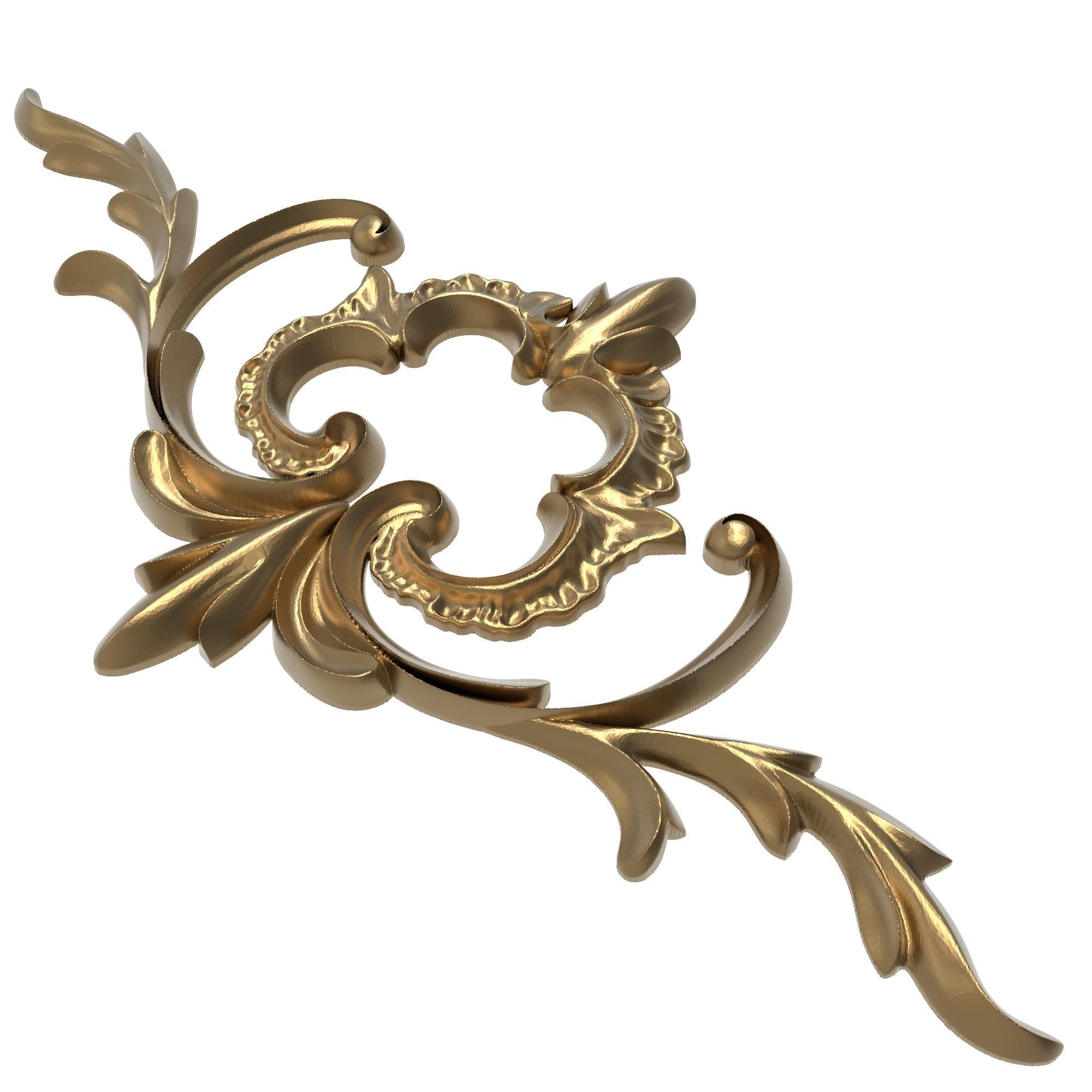 decorative pattern ready for 3D printing 3D model_4