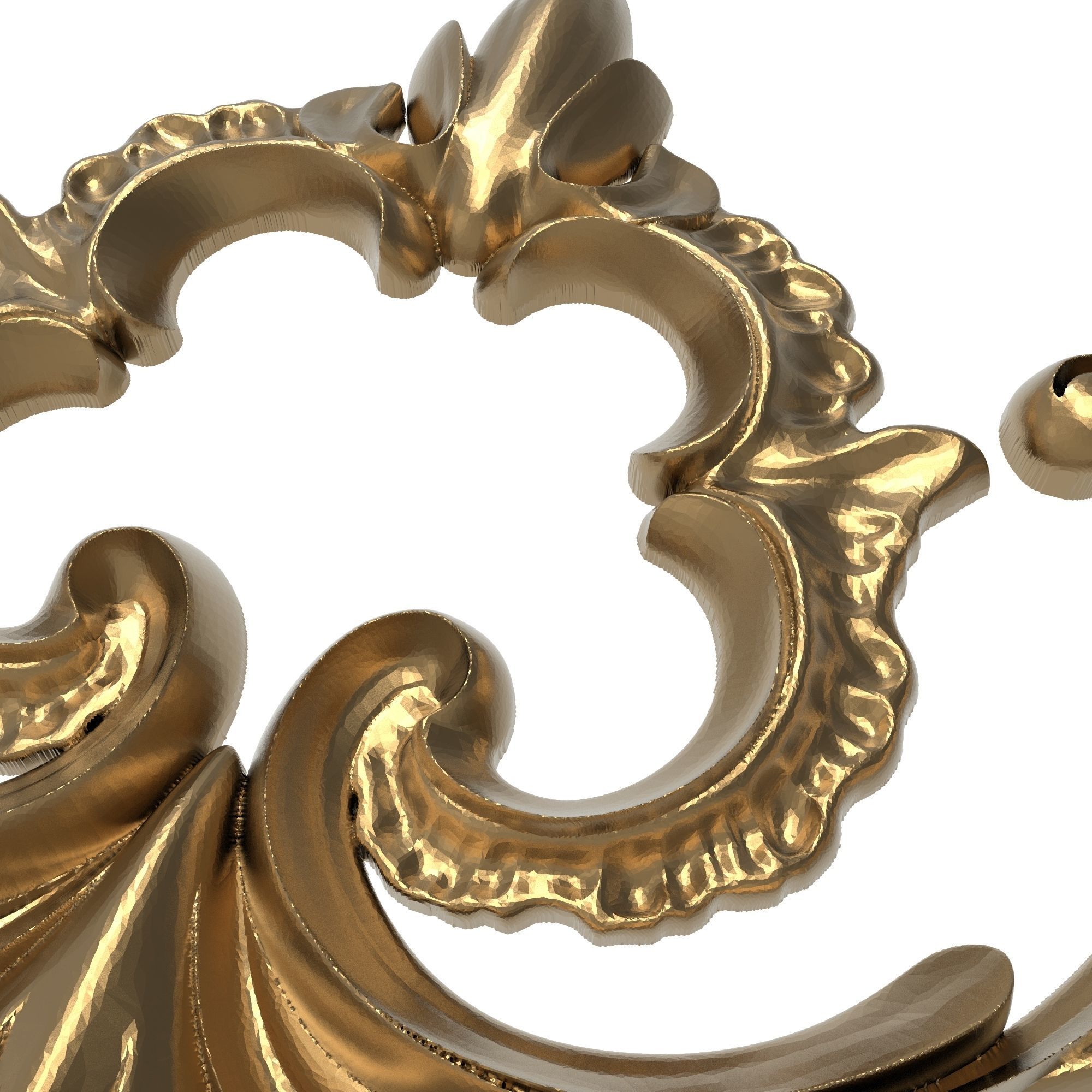 decorative pattern ready for 3D printing 3D model_2