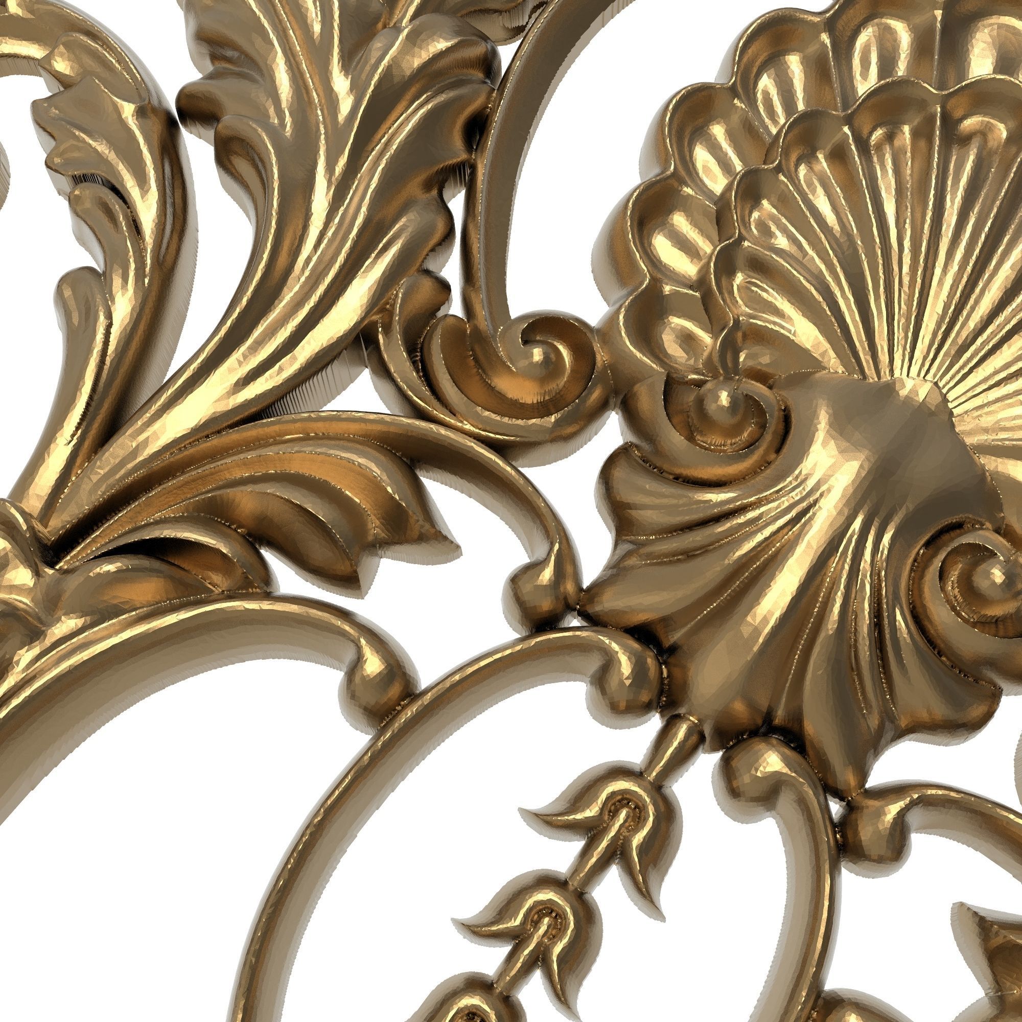 decorative pattern ready for 3D printing 3D model_6