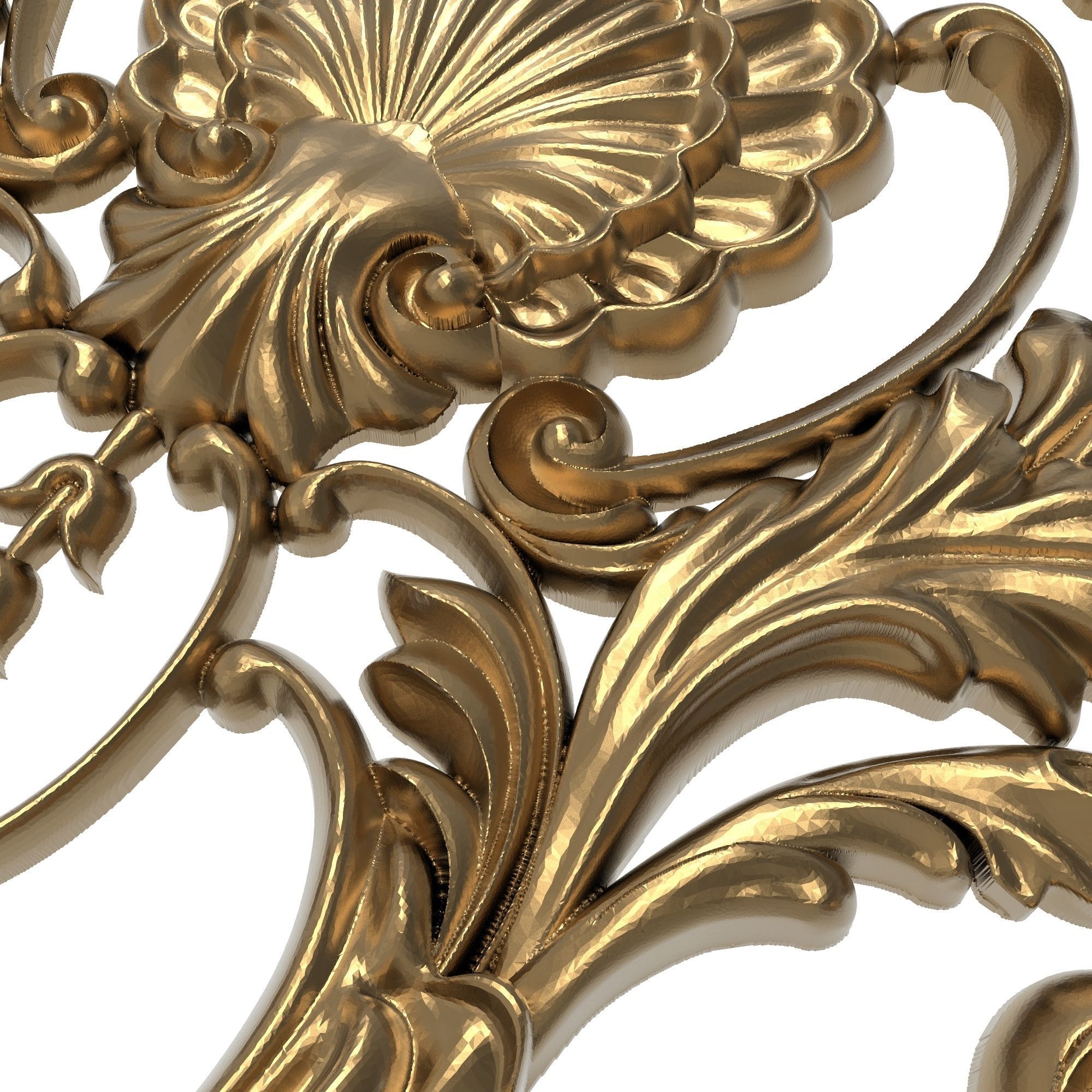 decorative pattern ready for 3D printing 3D model_4