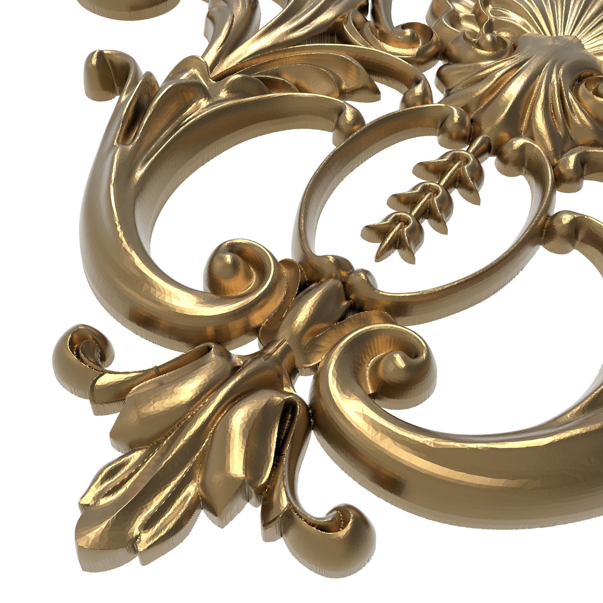 decorative pattern ready for 3D printing 3D model_3