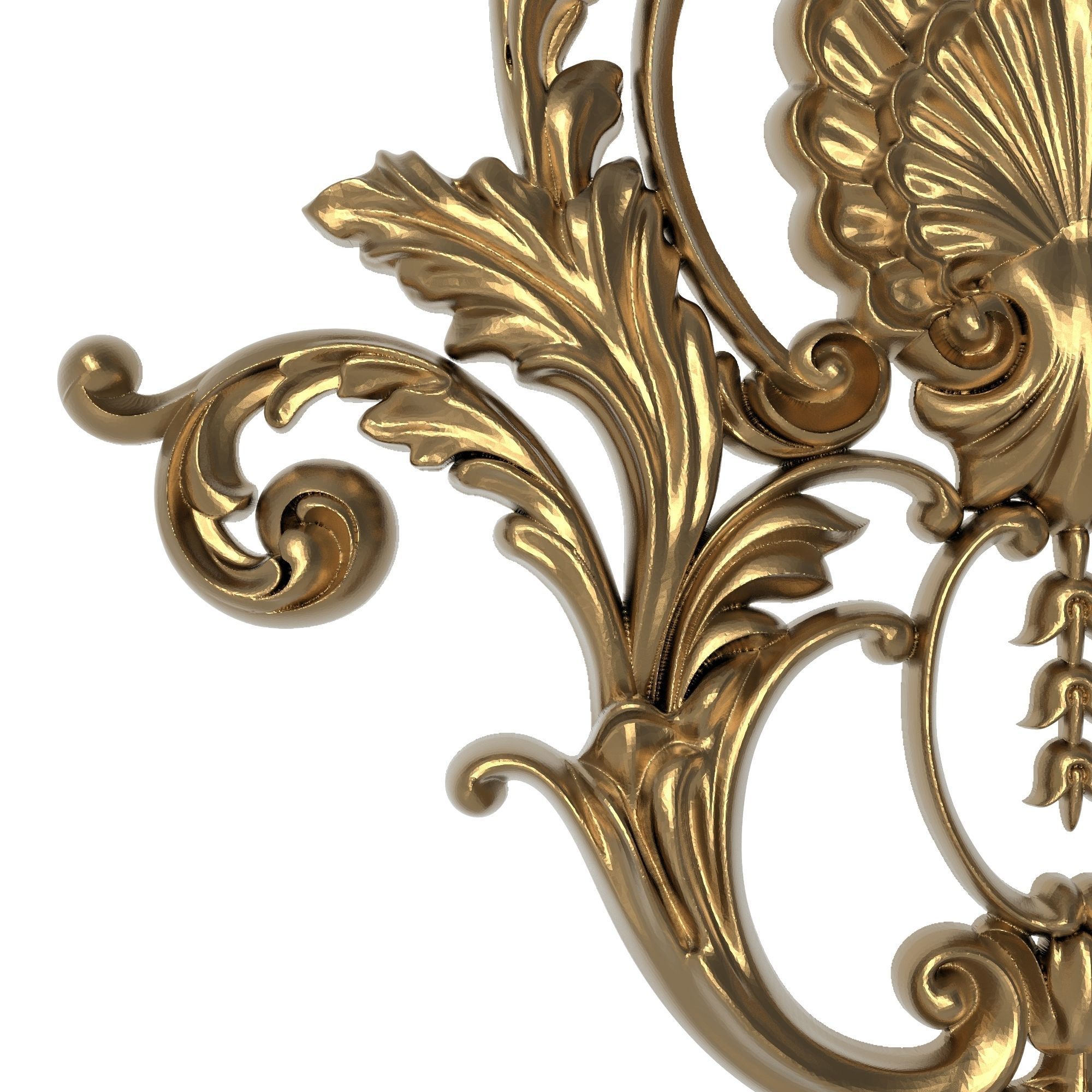 decorative pattern ready for 3D printing 3D model_2