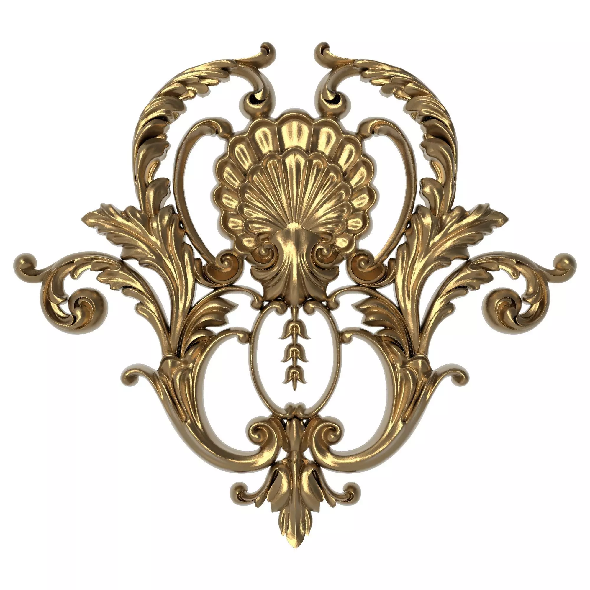 decorative pattern ready for 3D printing 3D model_0