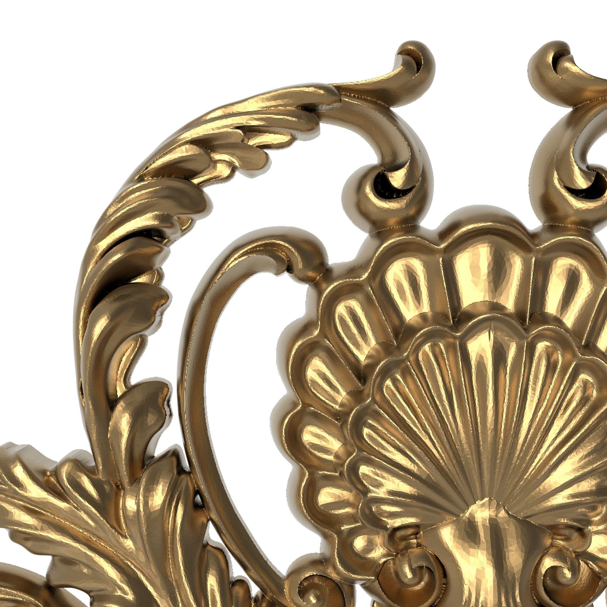 decorative pattern ready for 3D printing 3D model_1