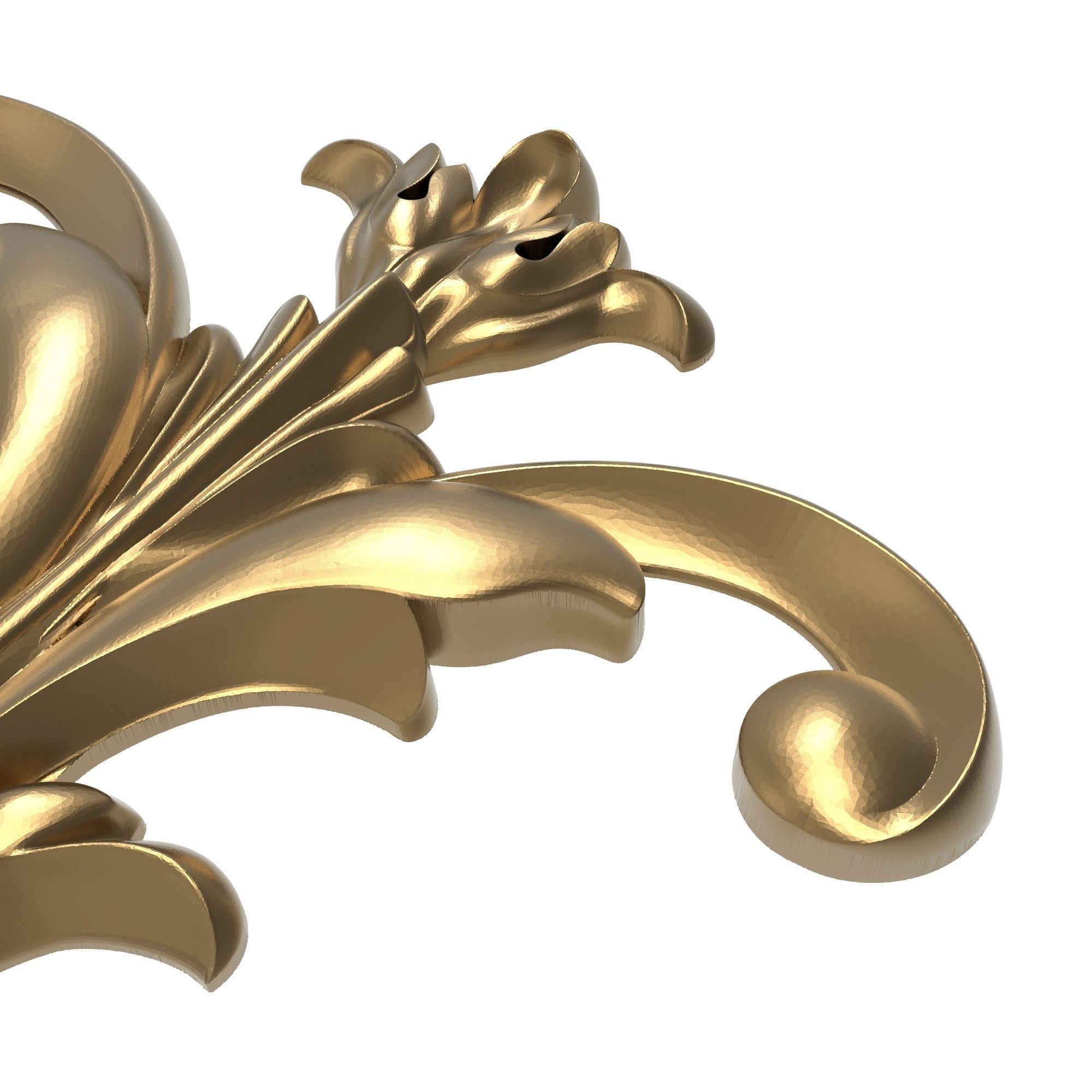 decorative pattern ready for 3D printing 3D model_3