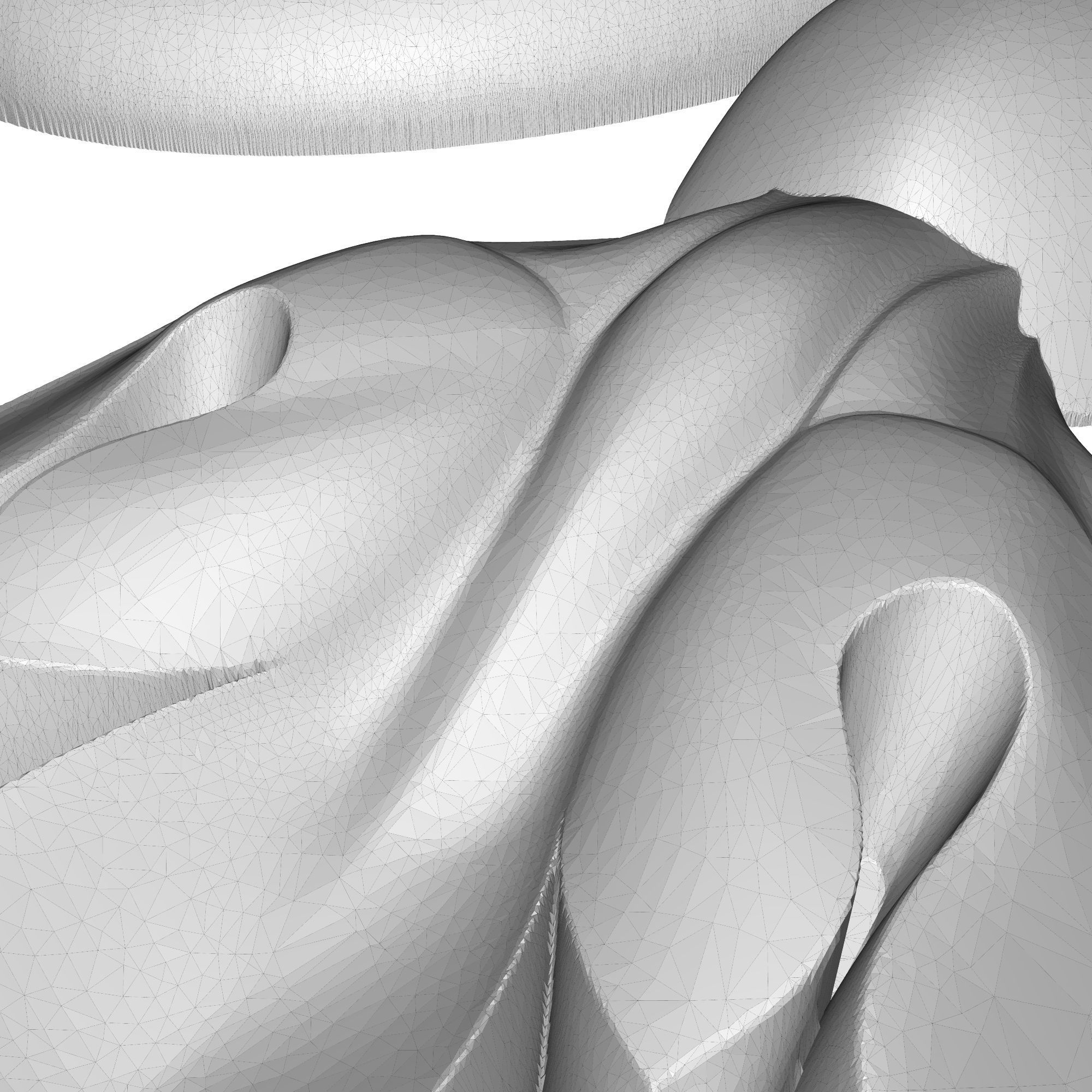 decorative pattern ready for 3D printing 3D model_6