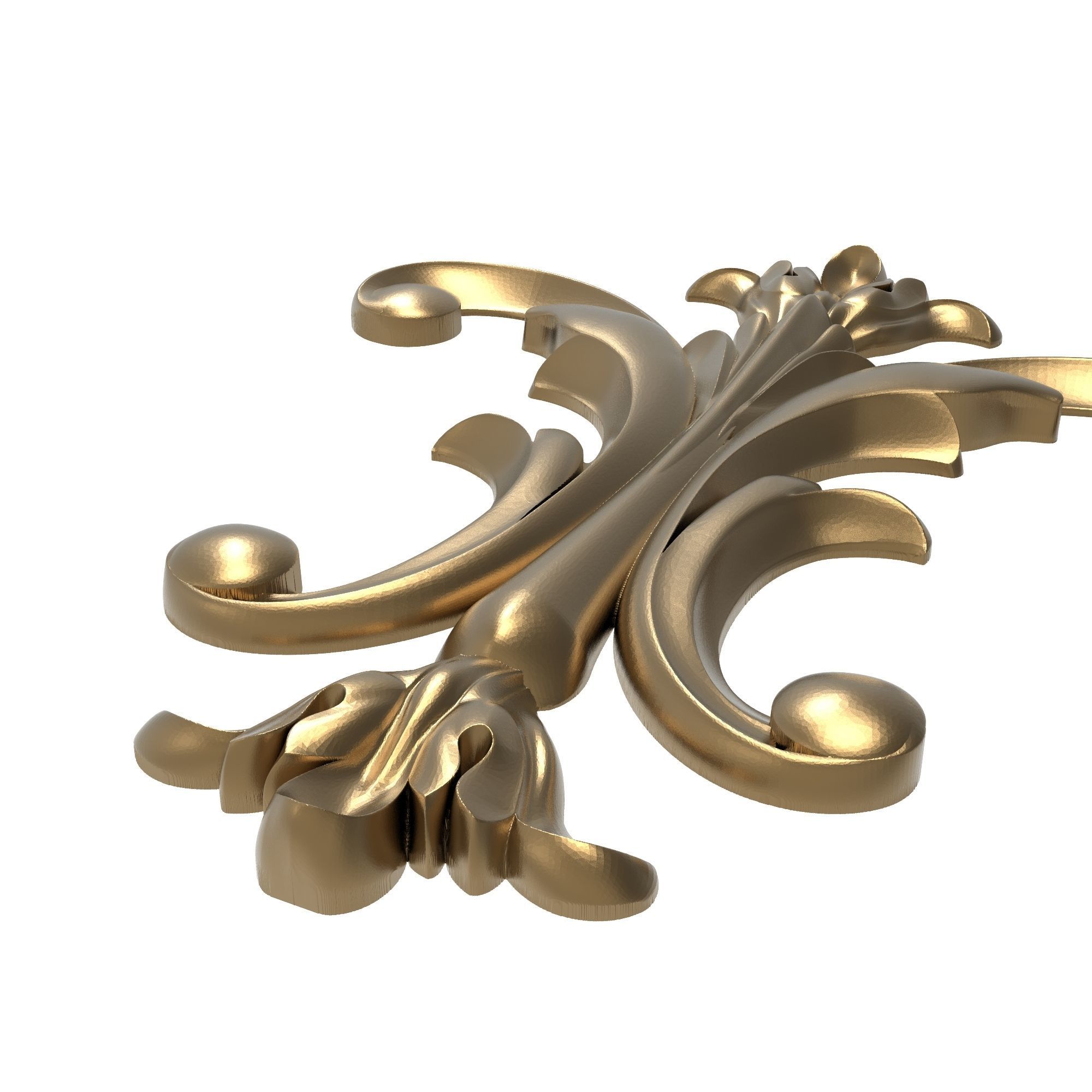 decorative pattern ready for 3D printing 3D model_2