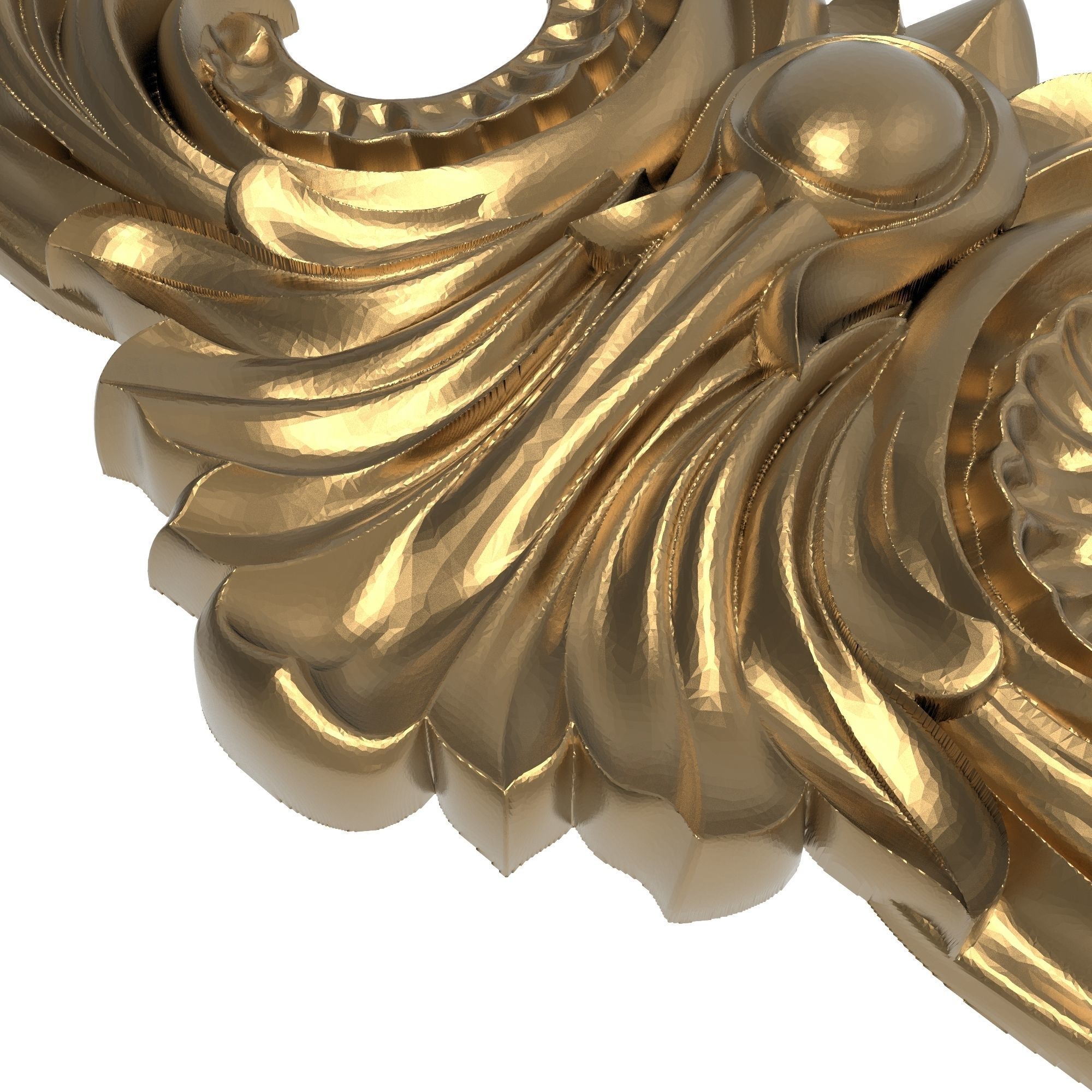 decorative pattern ready for 3D printing 3D model_4