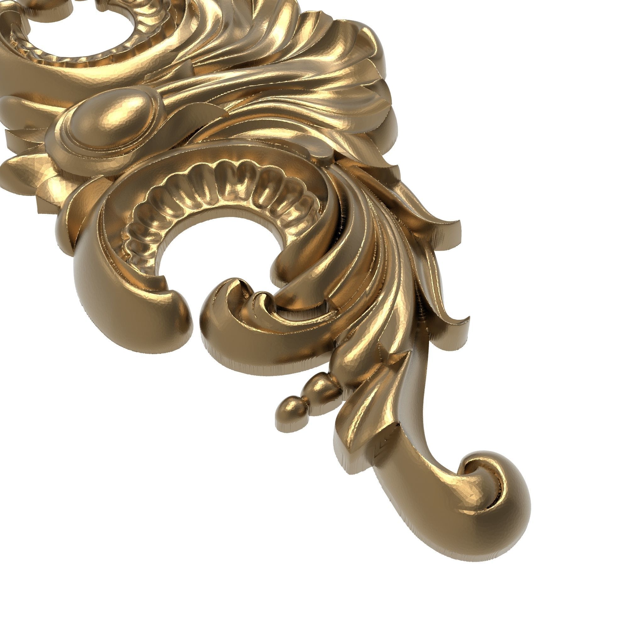 decorative pattern ready for 3D printing 3D model_5