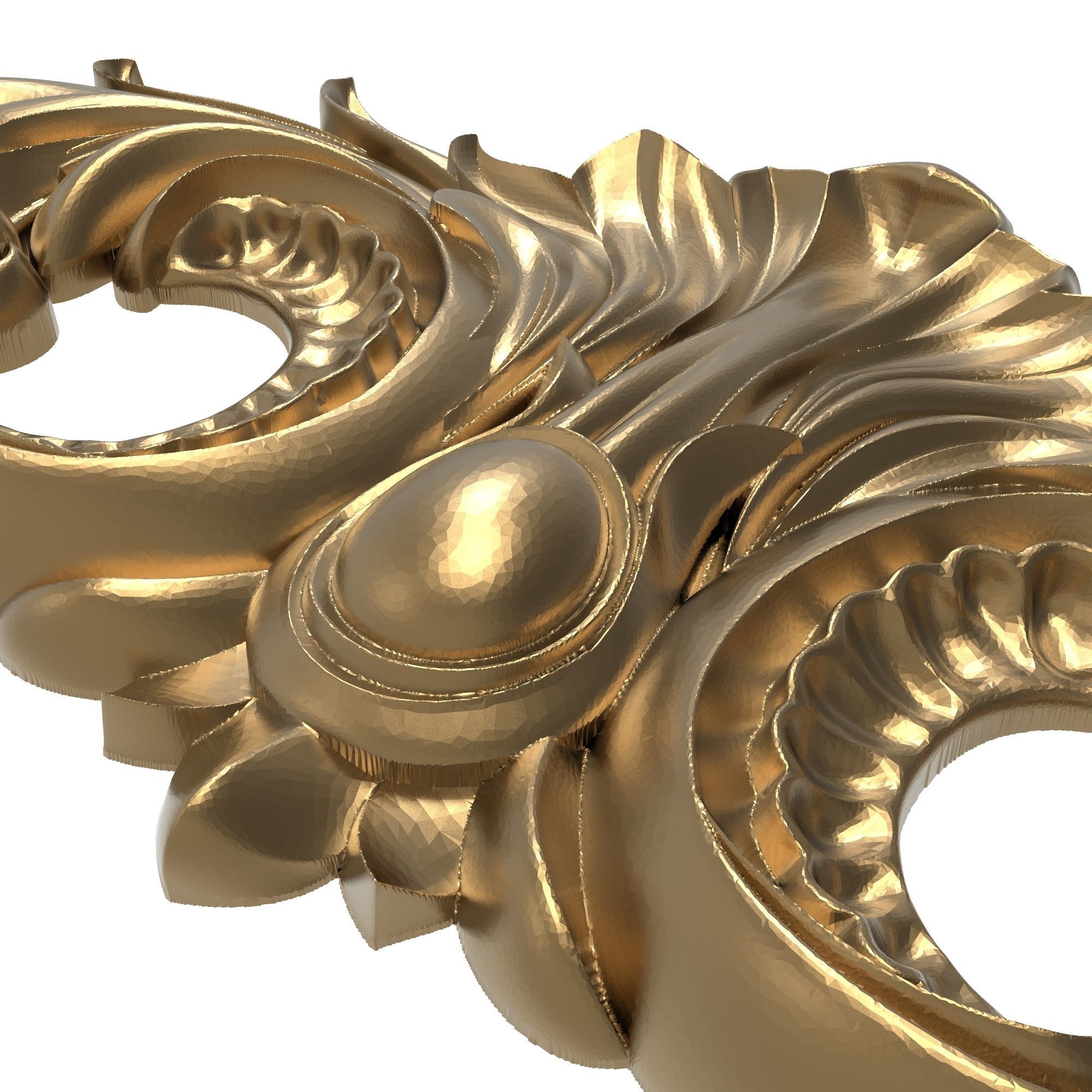 decorative pattern ready for 3D printing 3D model_2