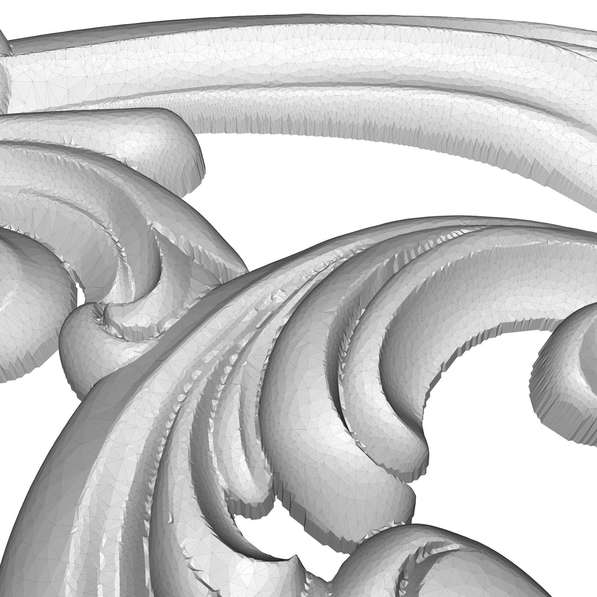 decorative pattern ready for 3D printing 3D model_10