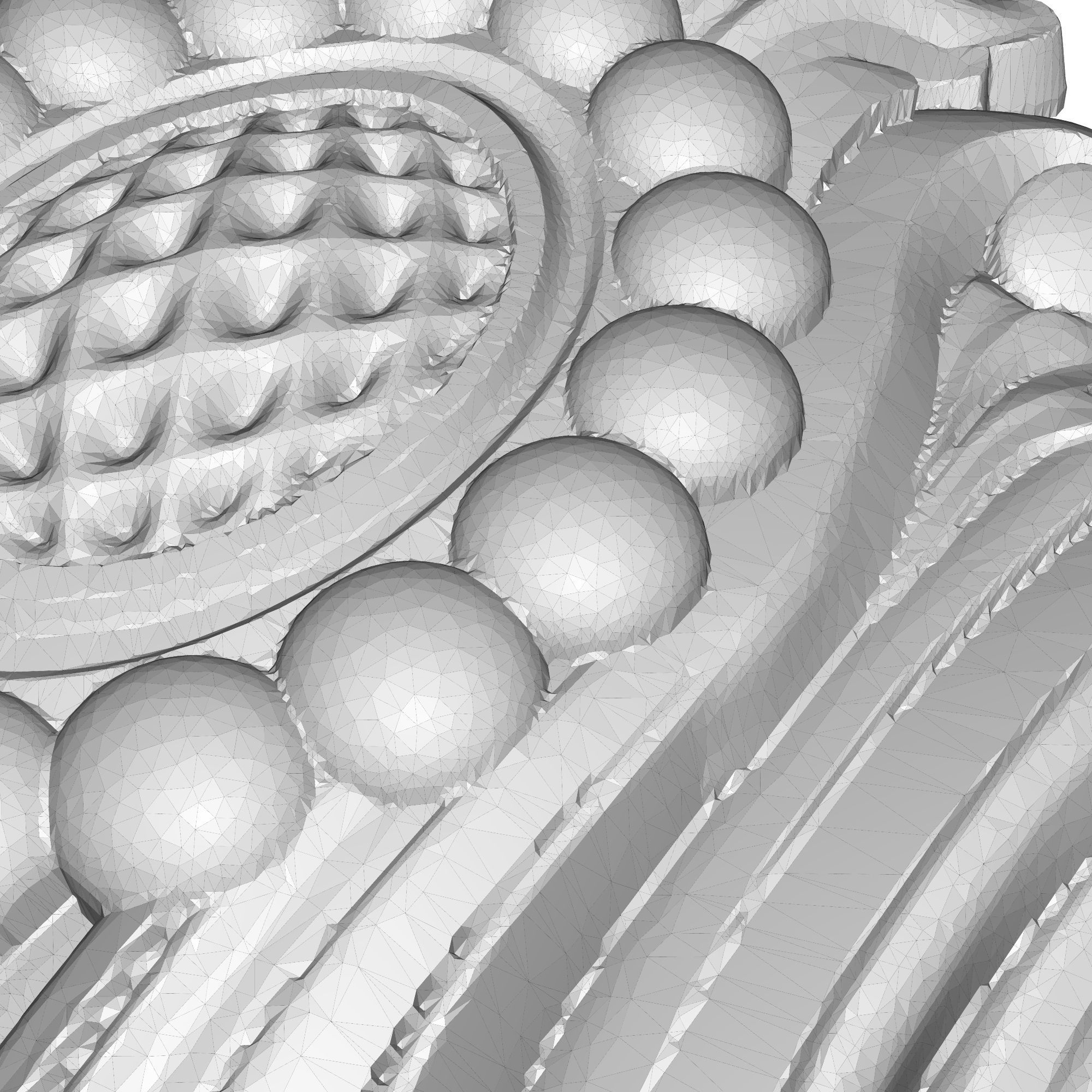 decorative pattern ready for 3D printing 3D model_9