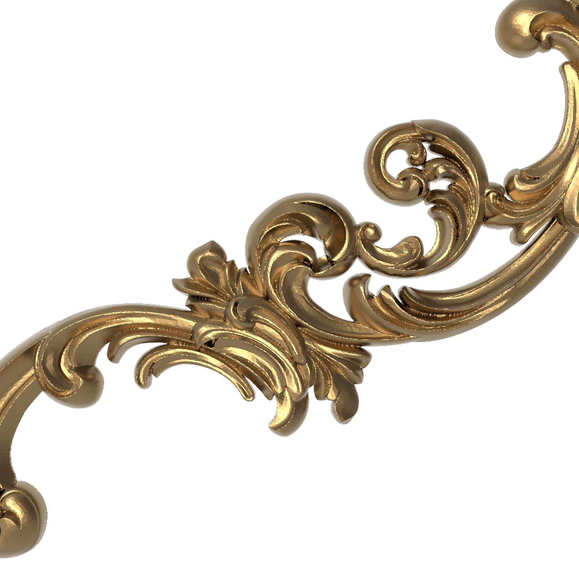 decorative pattern ready for 3D printing 3D model_2