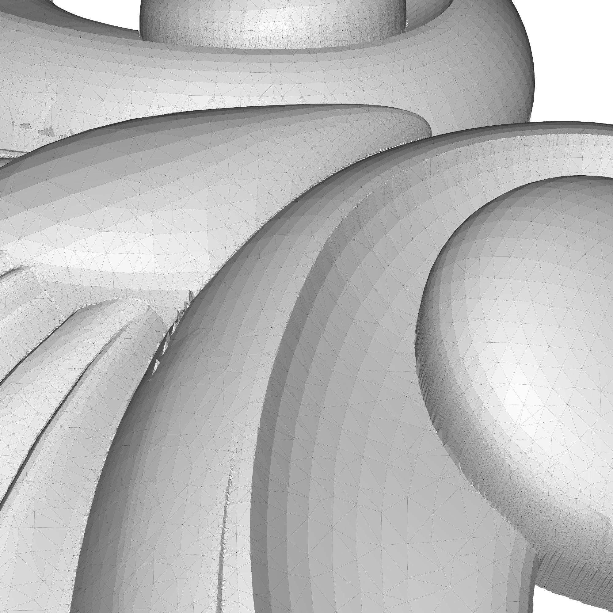 decorative pattern ready for 3D printing 3D model_9