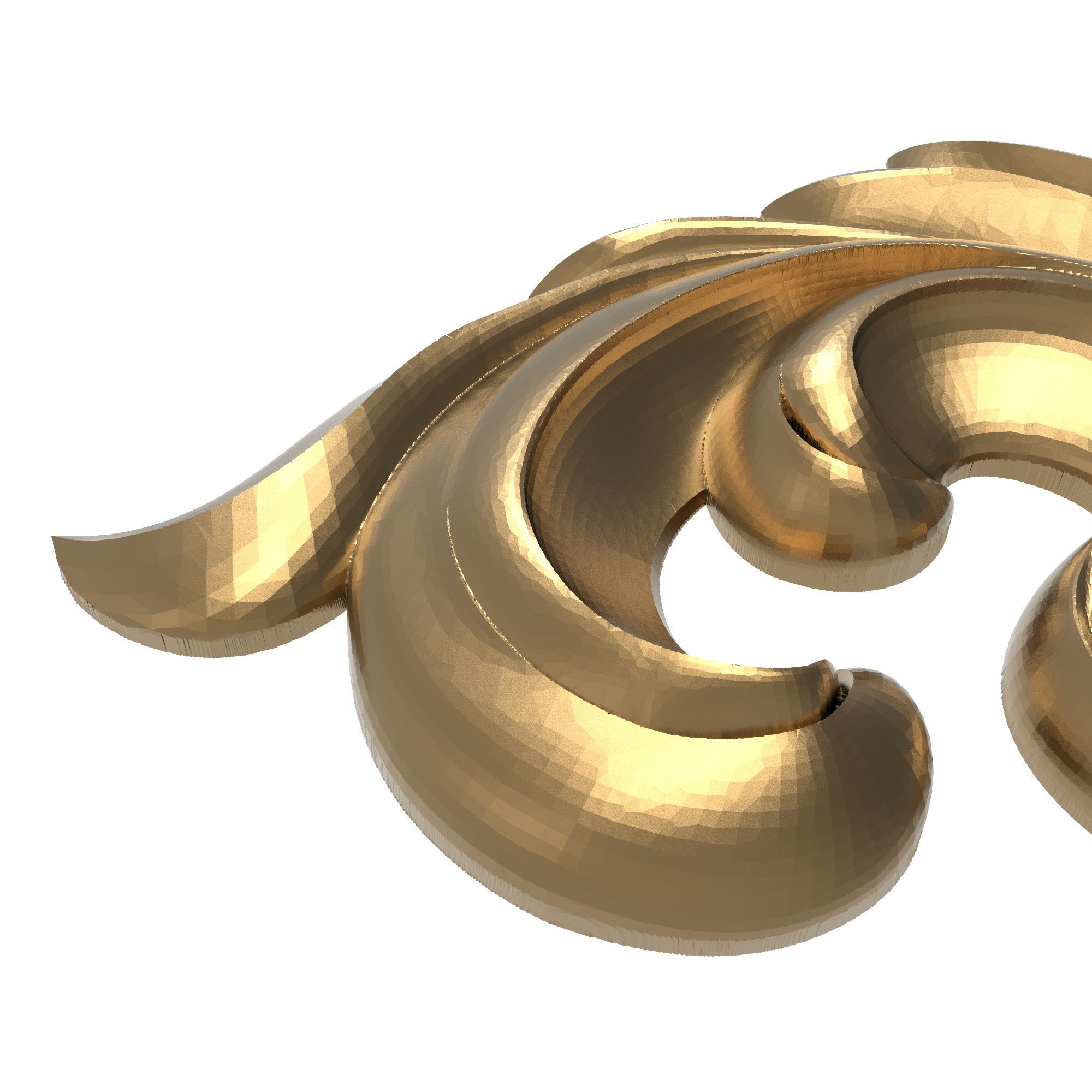 decorative pattern ready for 3D printing 3D model_4