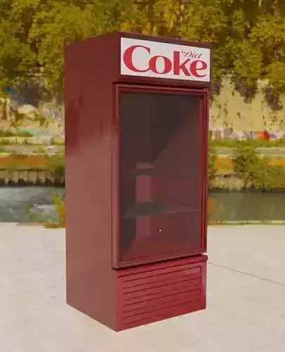 Vending Machine Free low-poly 3D model
