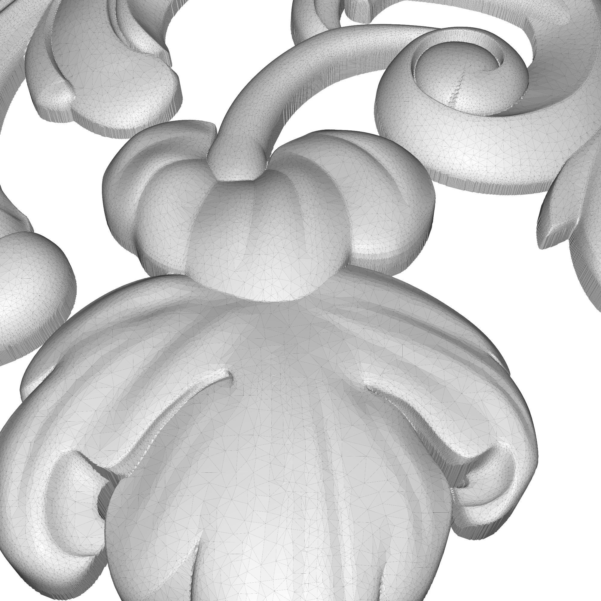 decorative pattern ready for 3D printing 3D model_8