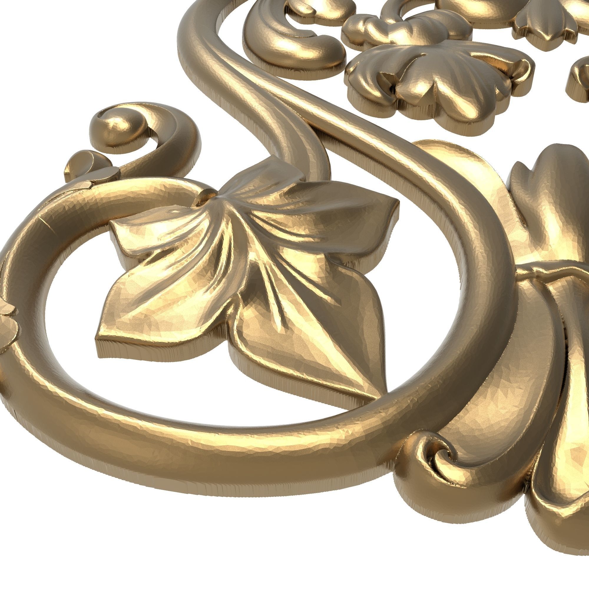 decorative pattern ready for 3D printing 3D model_2