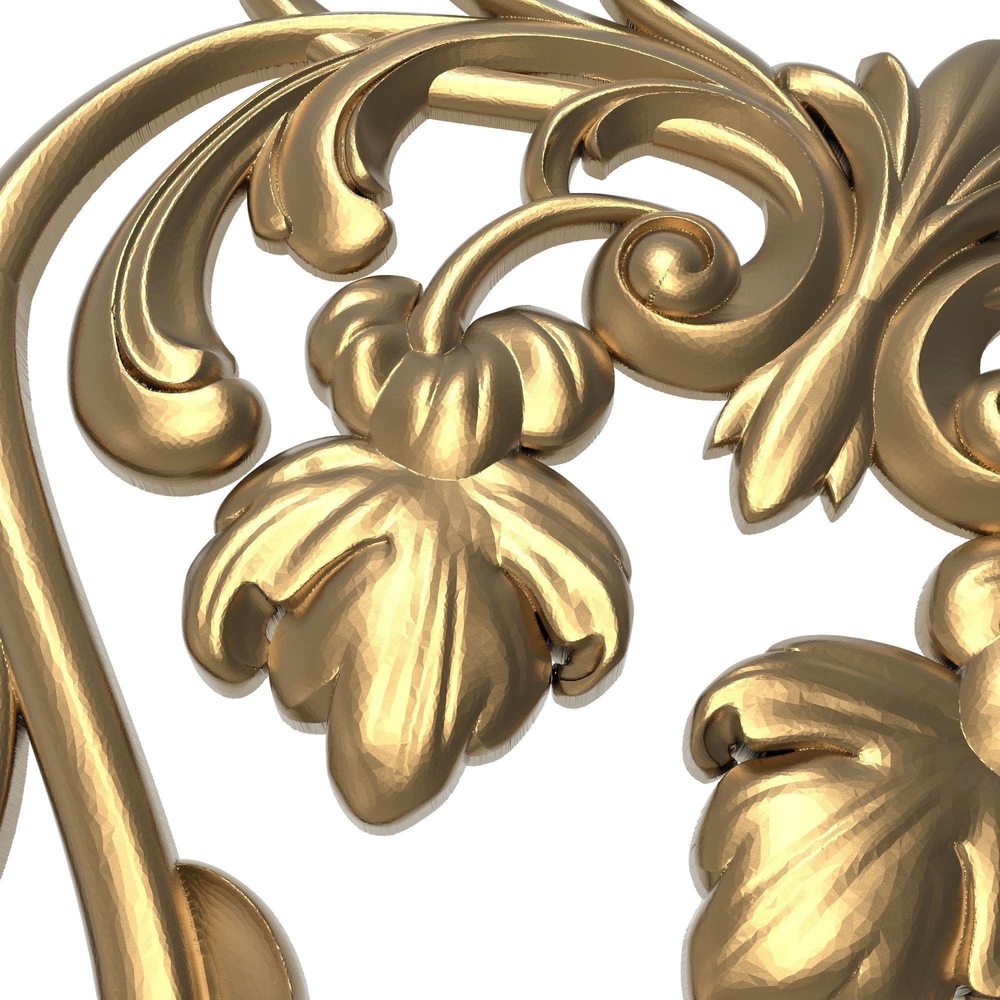 decorative pattern ready for 3D printing 3D model_5