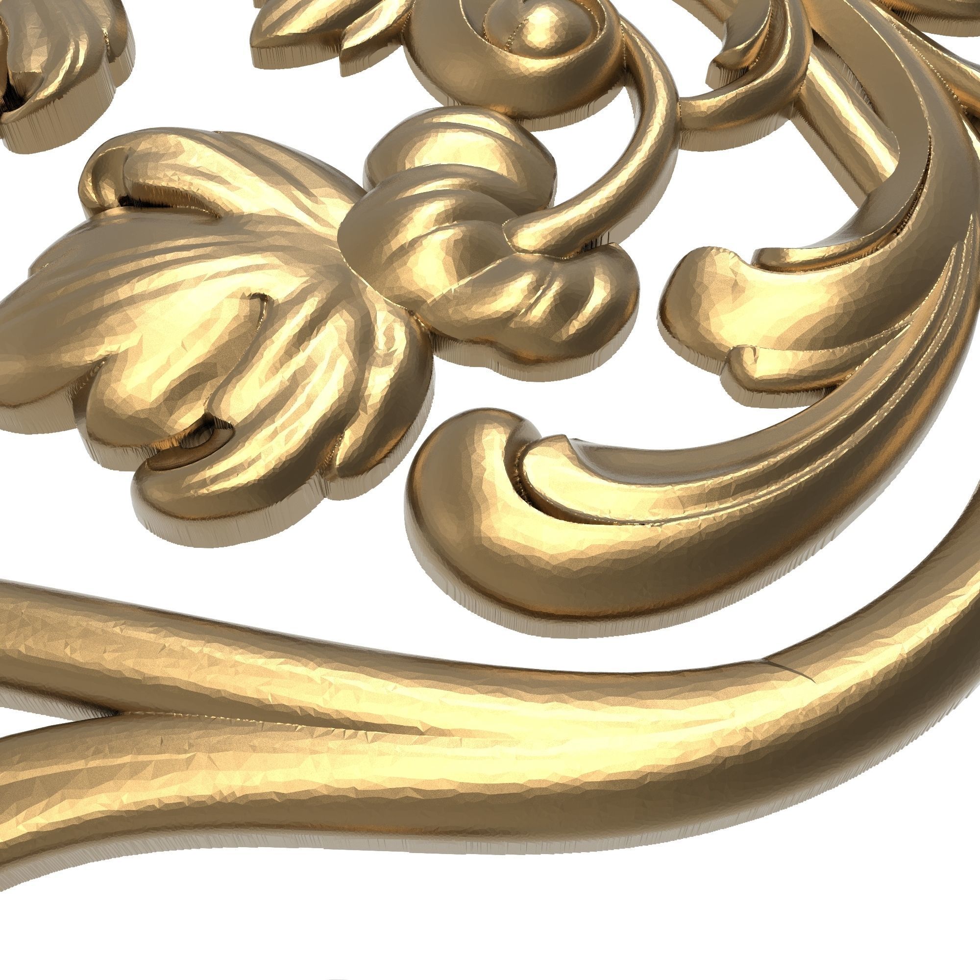 decorative pattern ready for 3D printing 3D model_3