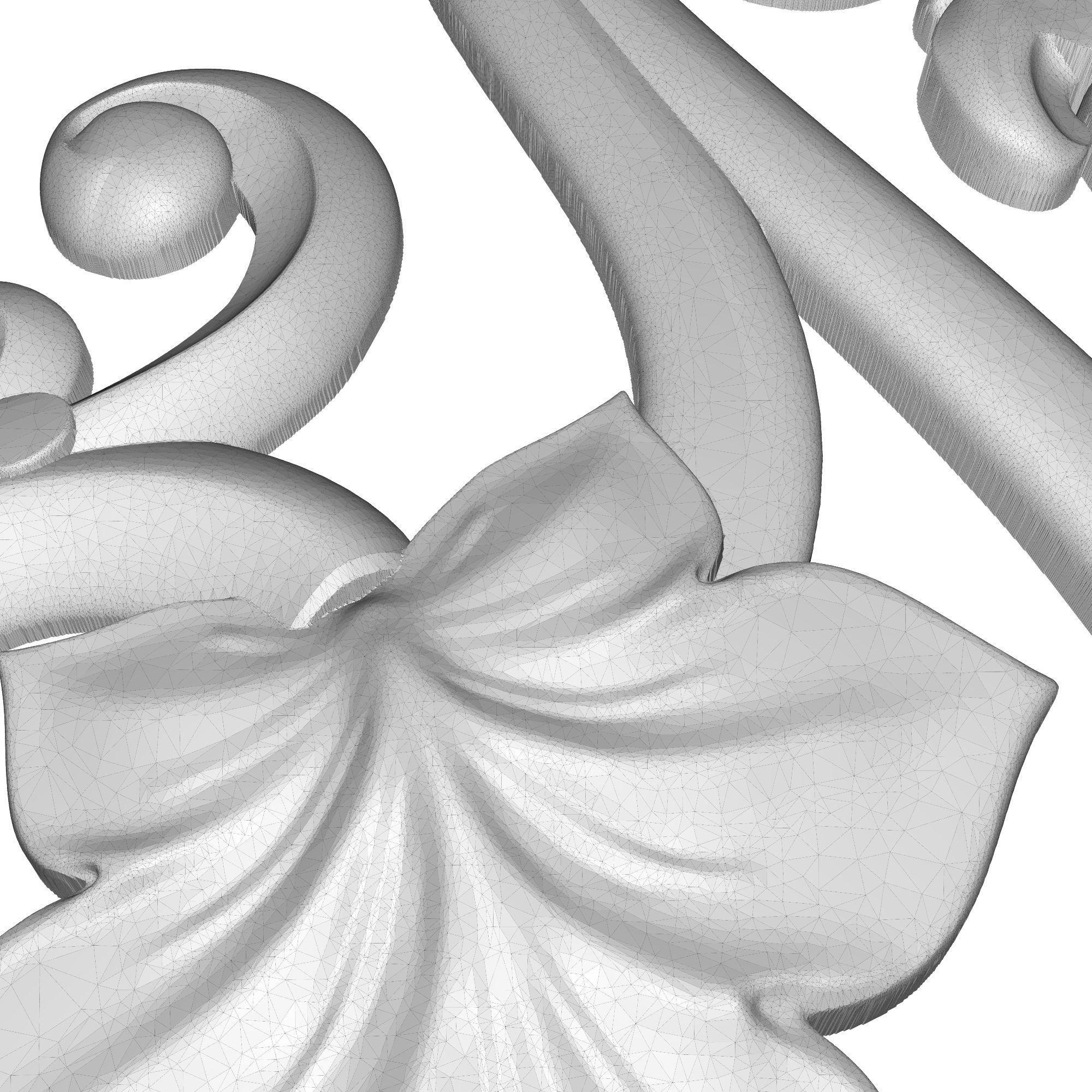 decorative pattern ready for 3D printing 3D model_7