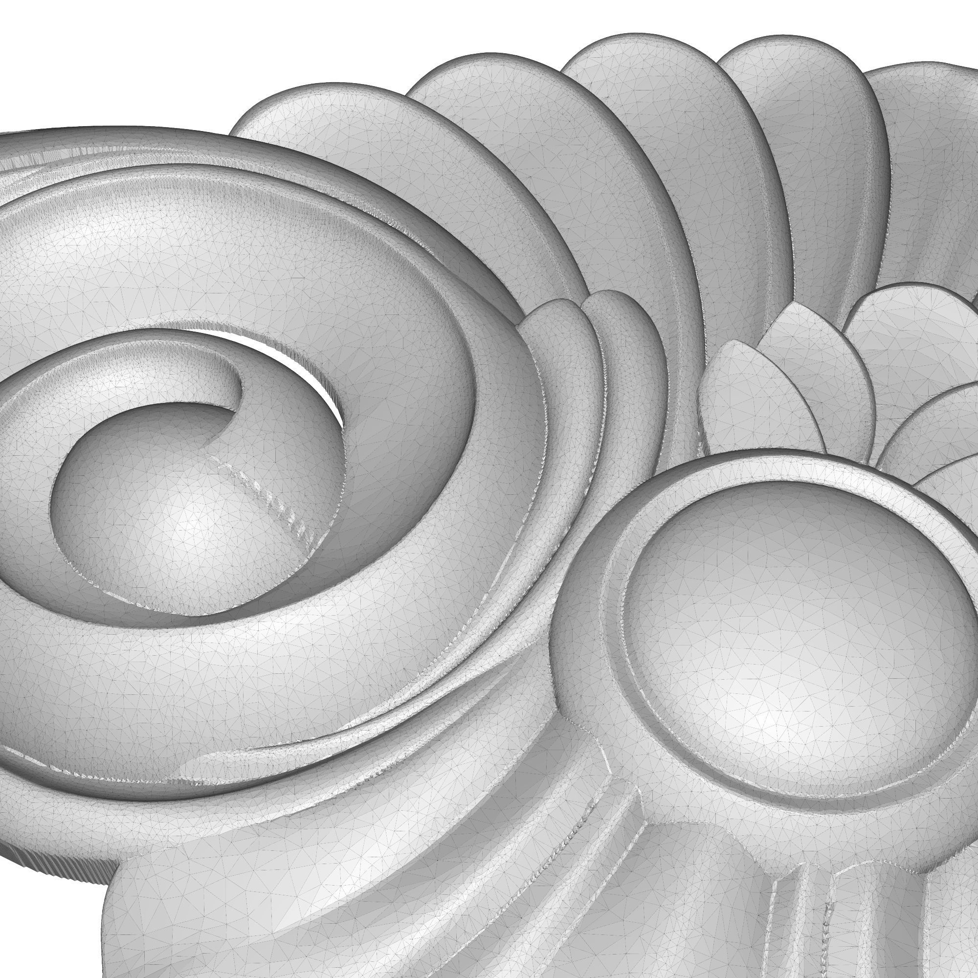 decorative pattern ready for 3D printing 3D model_6