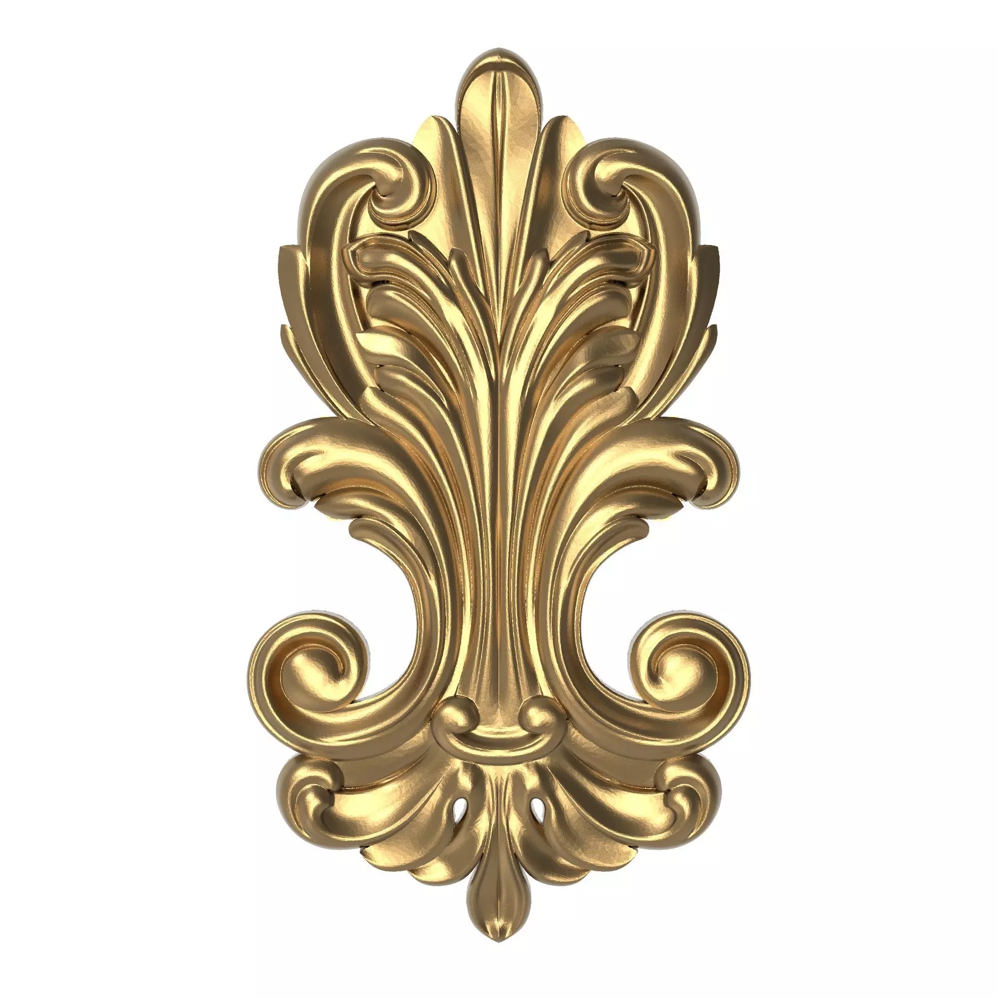 decorative pattern ready for 3D printing 3D model_0