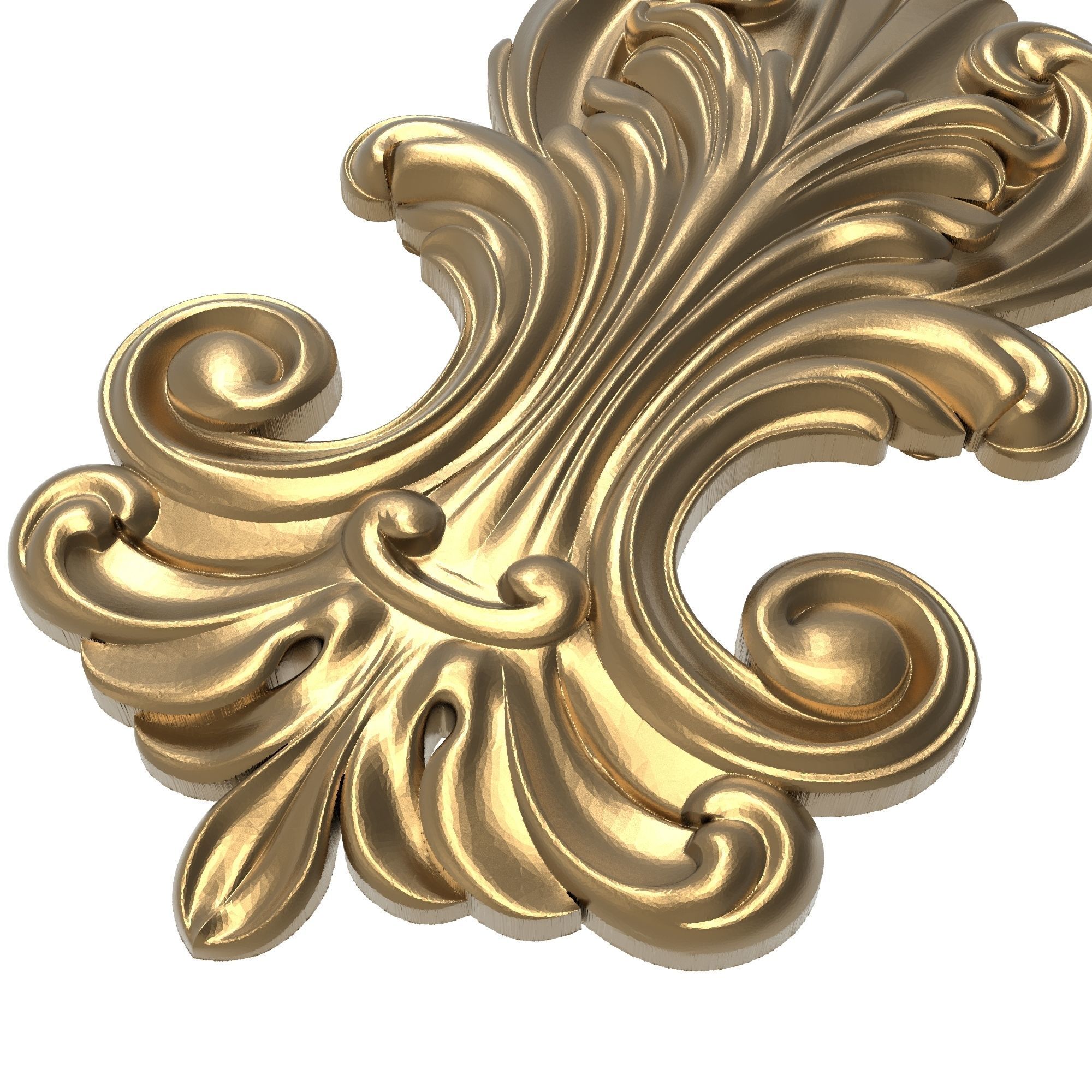 decorative pattern ready for 3D printing 3D model_3