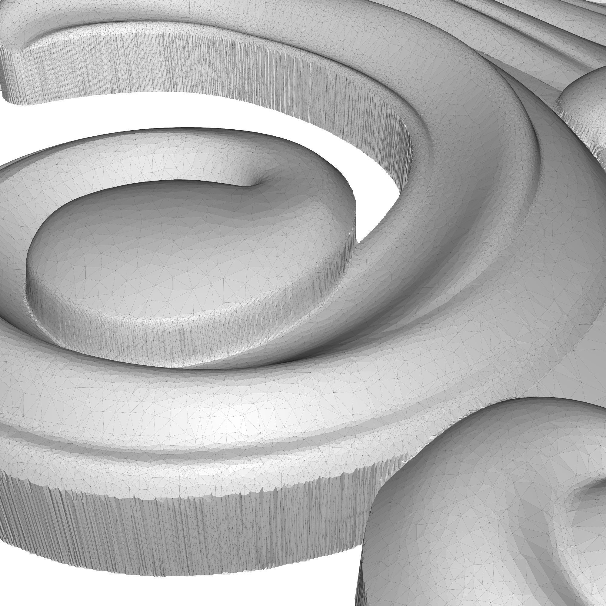 decorative pattern ready for 3D printing 3D model_7