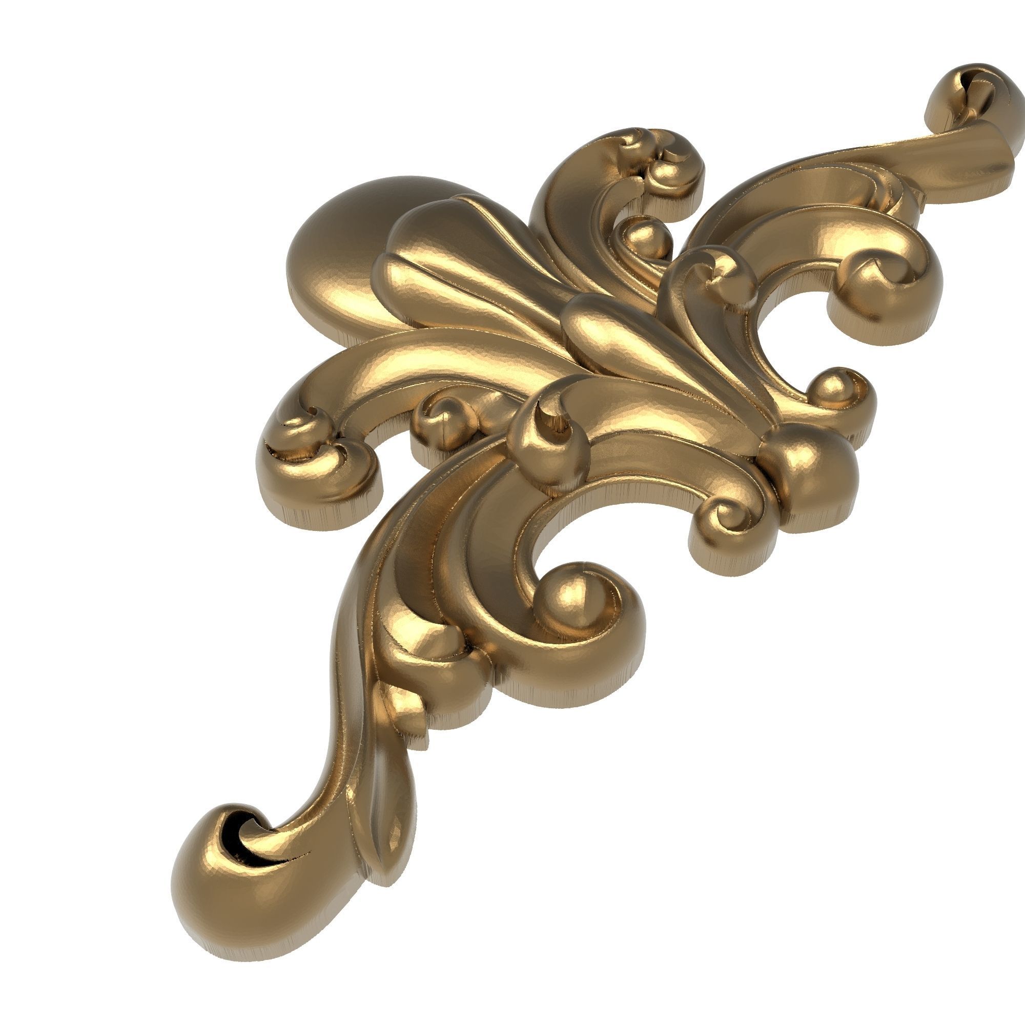 decorative pattern ready for 3D printing 3D model_6