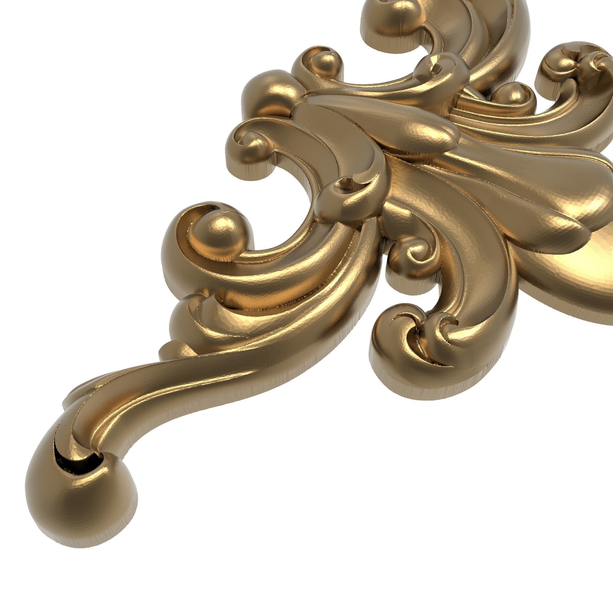 decorative pattern ready for 3D printing 3D model_5