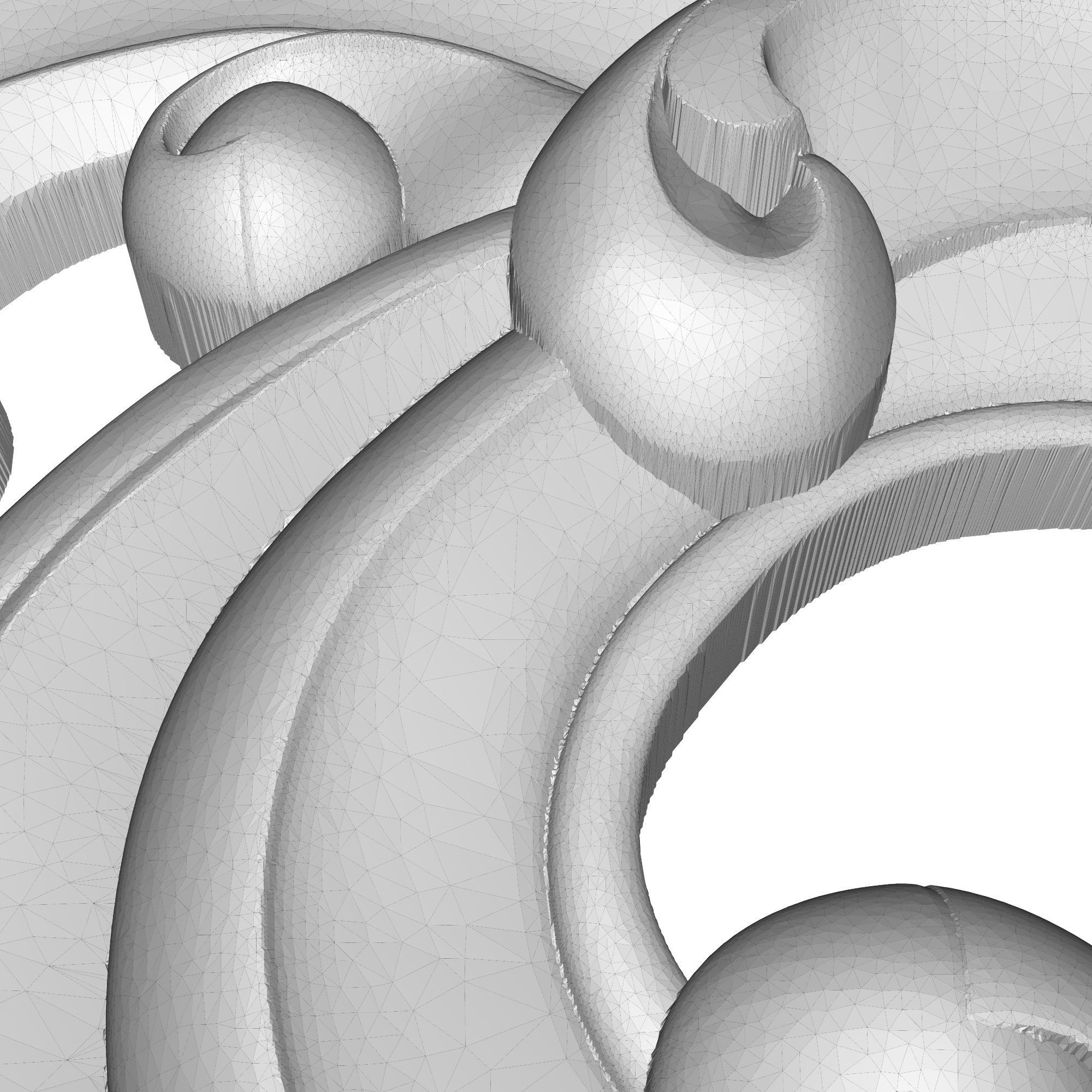 decorative pattern ready for 3D printing 3D model_7