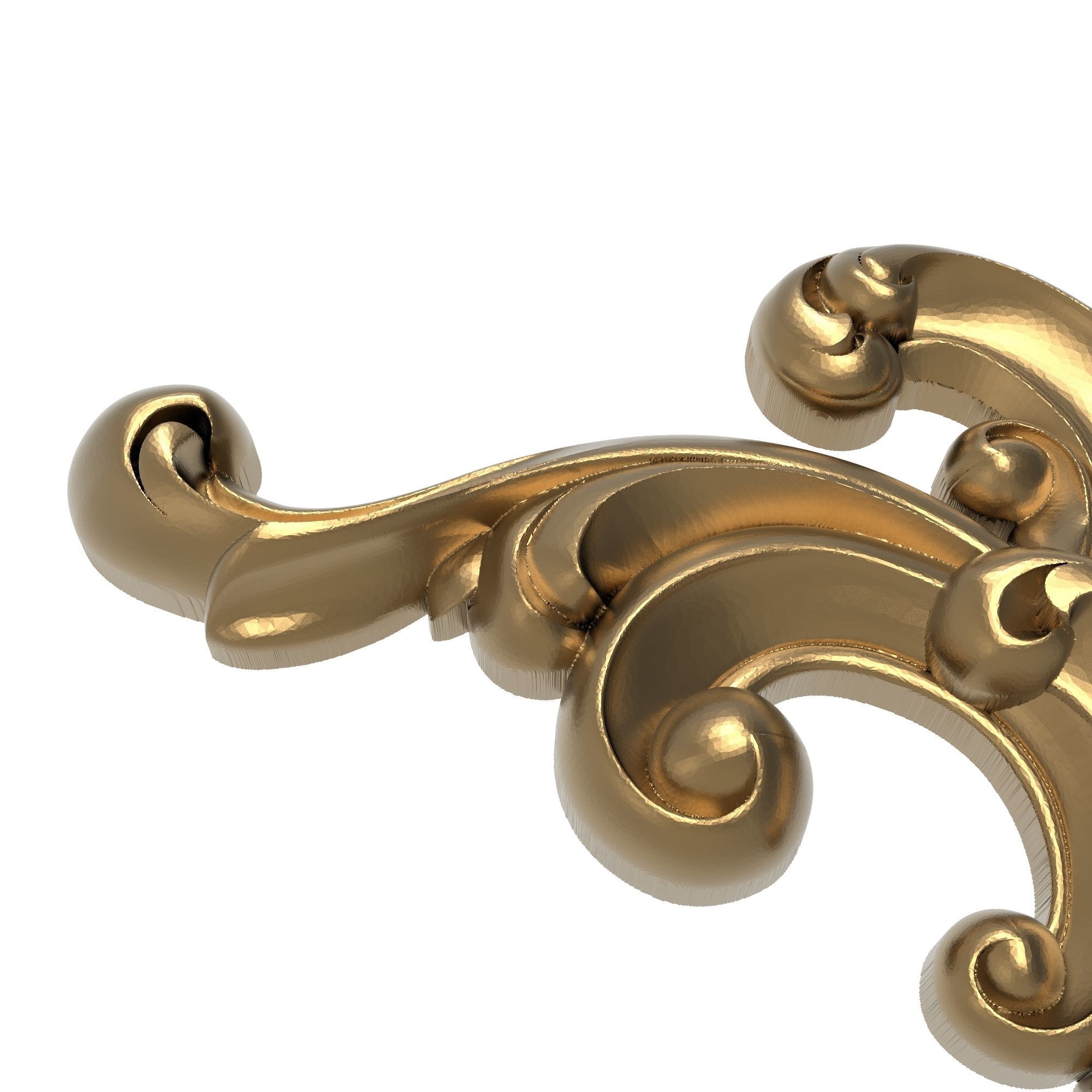 decorative pattern ready for 3D printing 3D model_3