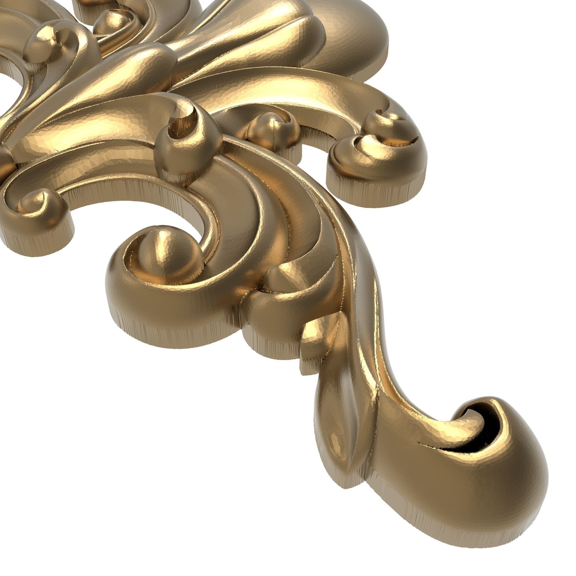 decorative pattern ready for 3D printing 3D model_4