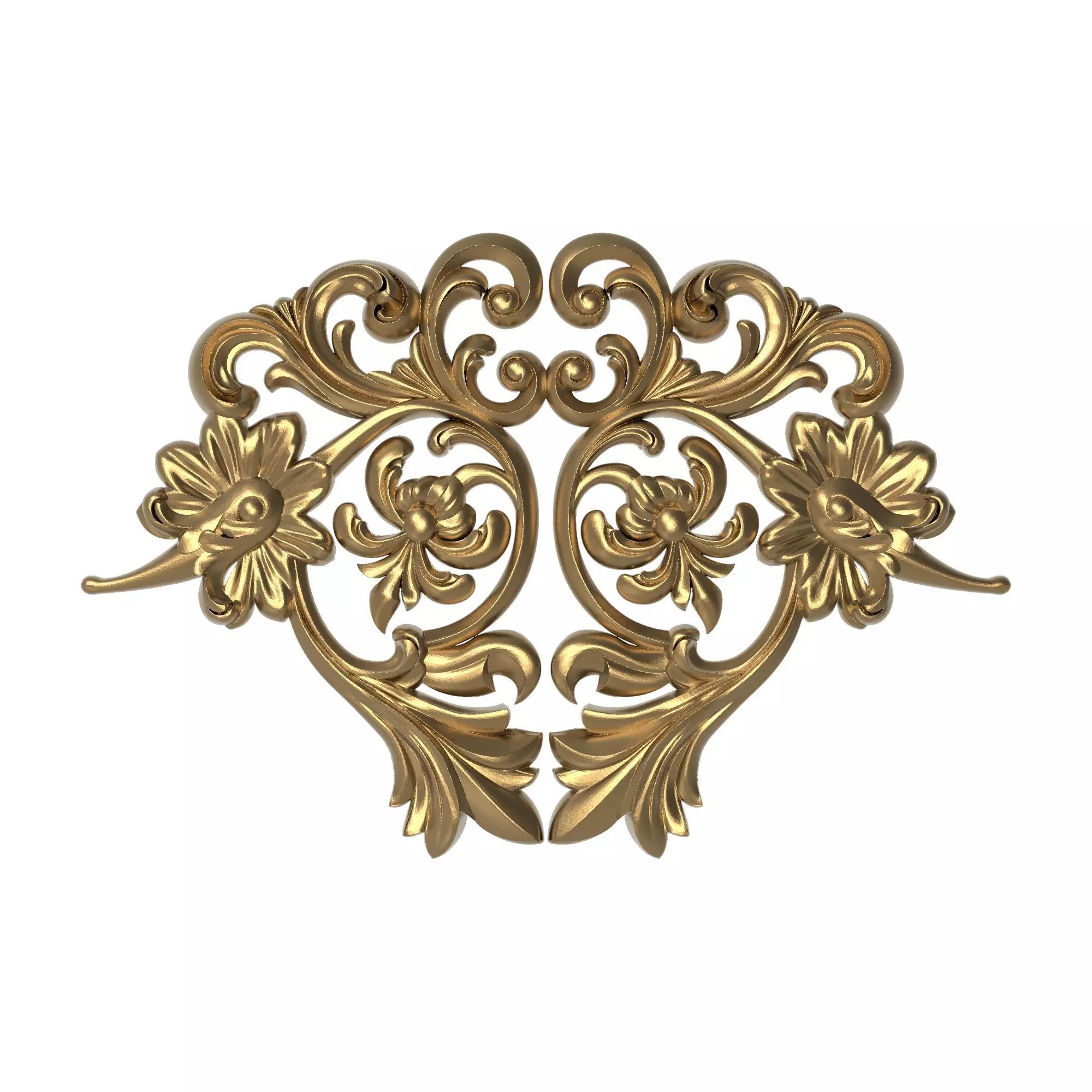 decorative pattern ready for 3D printing 3D model_0