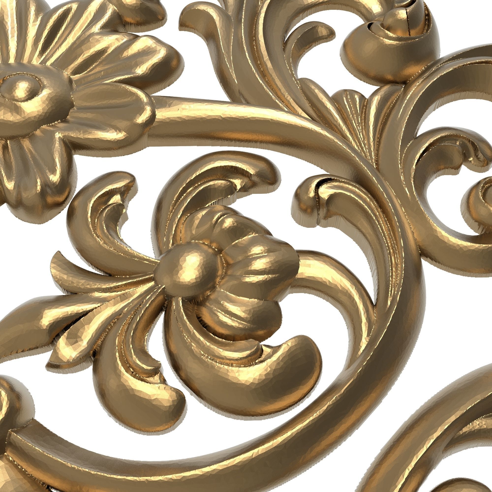 decorative pattern ready for 3D printing 3D model_6