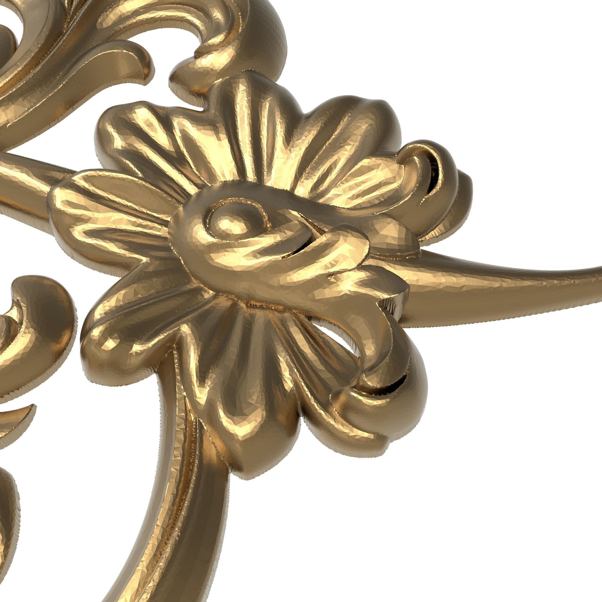 decorative pattern ready for 3D printing 3D model_4